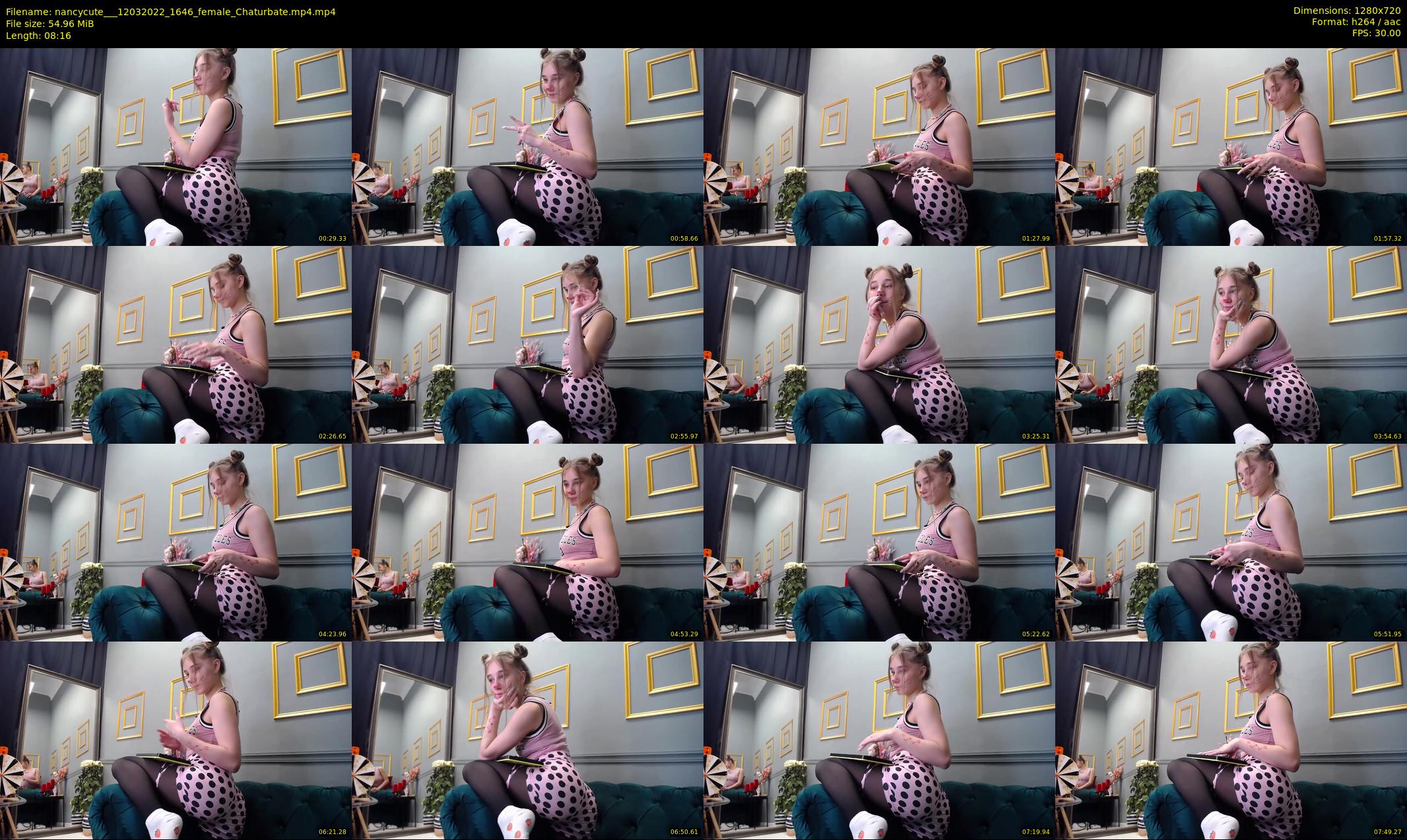 nancycute__ — 9 minute Chaturbate female cam show recording, 720p, Mar 12, 2022