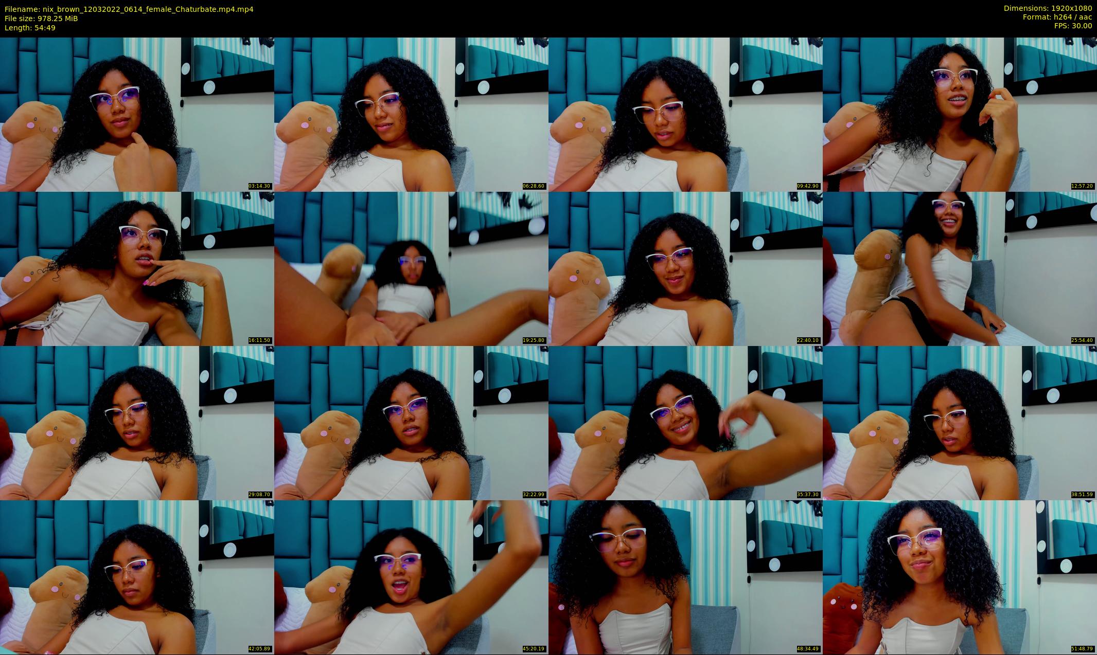 nix_brown — 55 minute Chaturbate female cam show recording, 1080p, Mar 12, 2022