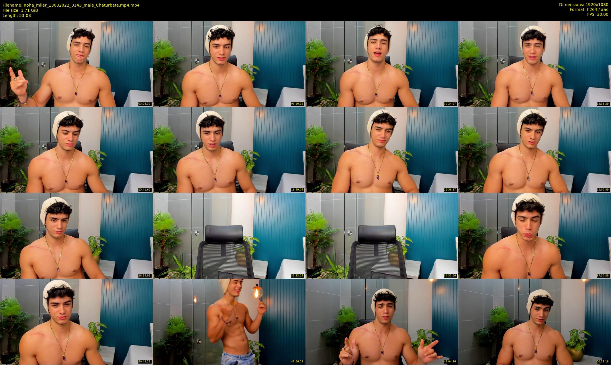 noha_miler — 54 minute Chaturbate male cam show recording, 1080p, Mar 13, 2022