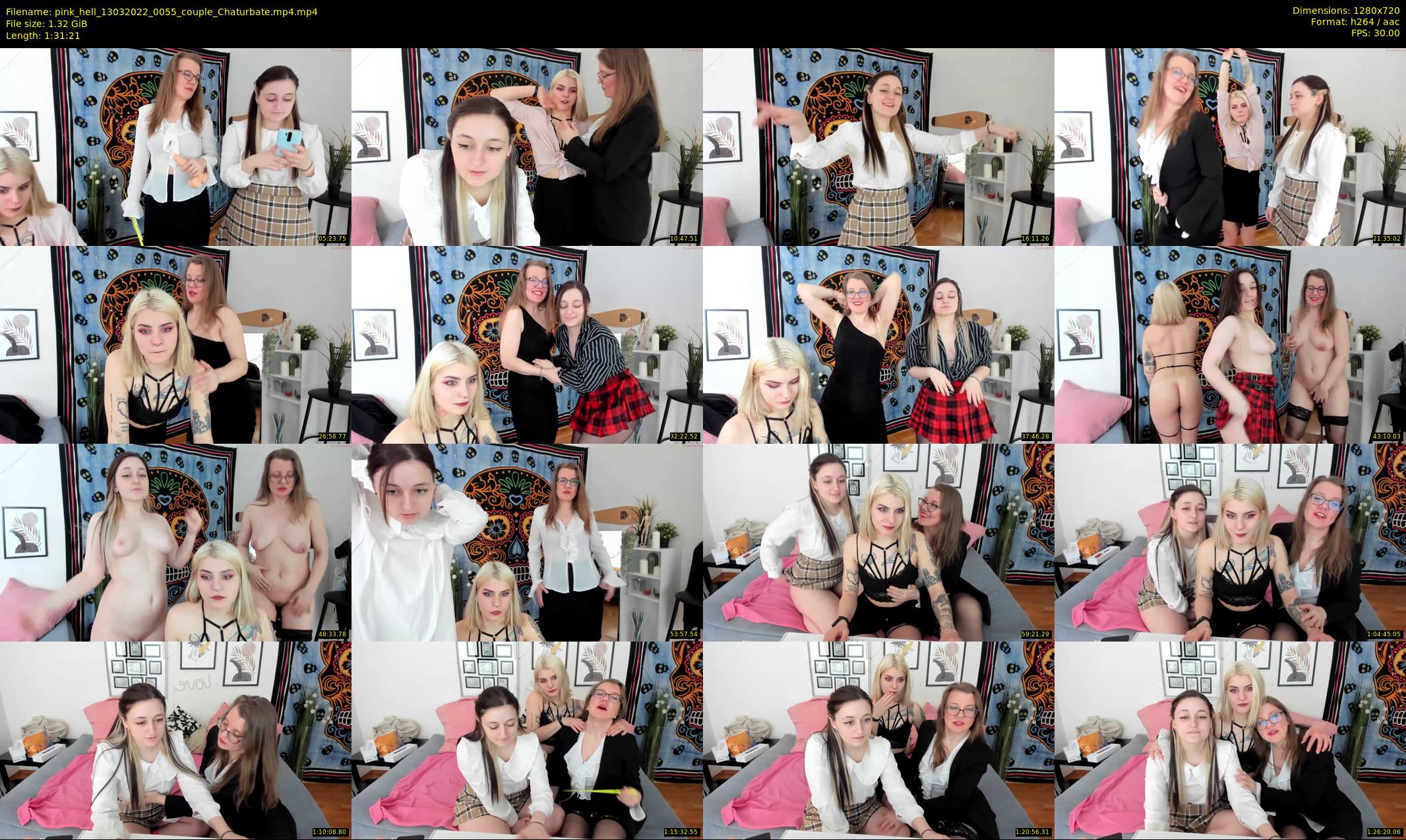 pink_hell — 92 minute Chaturbate female cam show recording, 720p, Mar 13, 2022