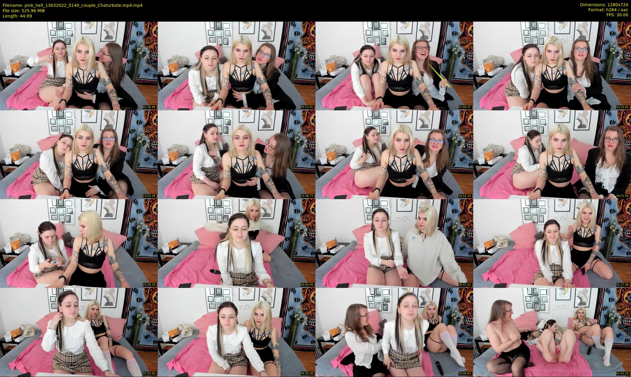 pink_hell — 45 minute Chaturbate female cam show recording, 720p, Mar 13, 2022