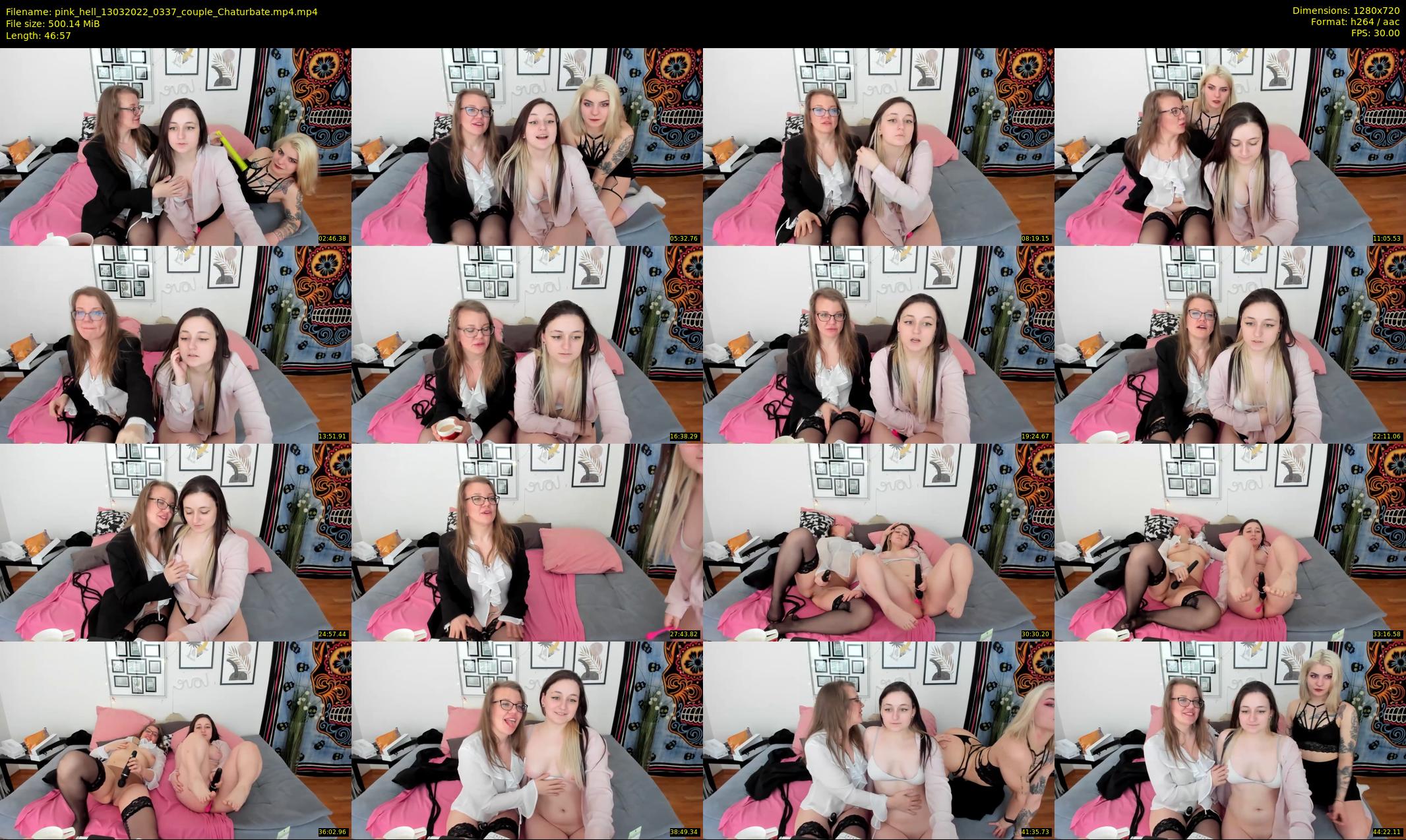 pink_hell — 47 minute Chaturbate female cam show recording, 720p, Mar 13, 2022