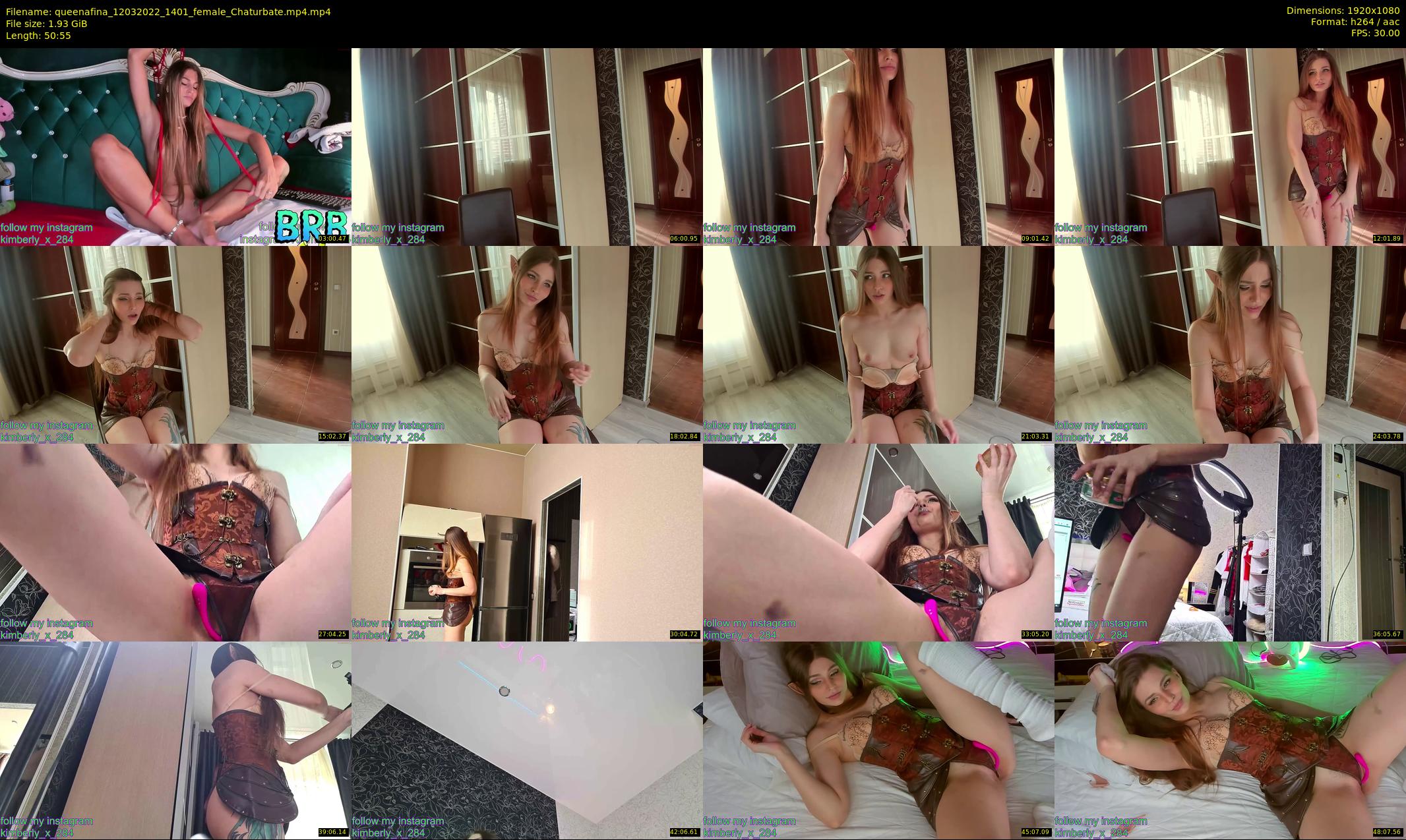 queenafina — 51 minute Chaturbate female cam show recording, 1080p, Mar 12, 2022
