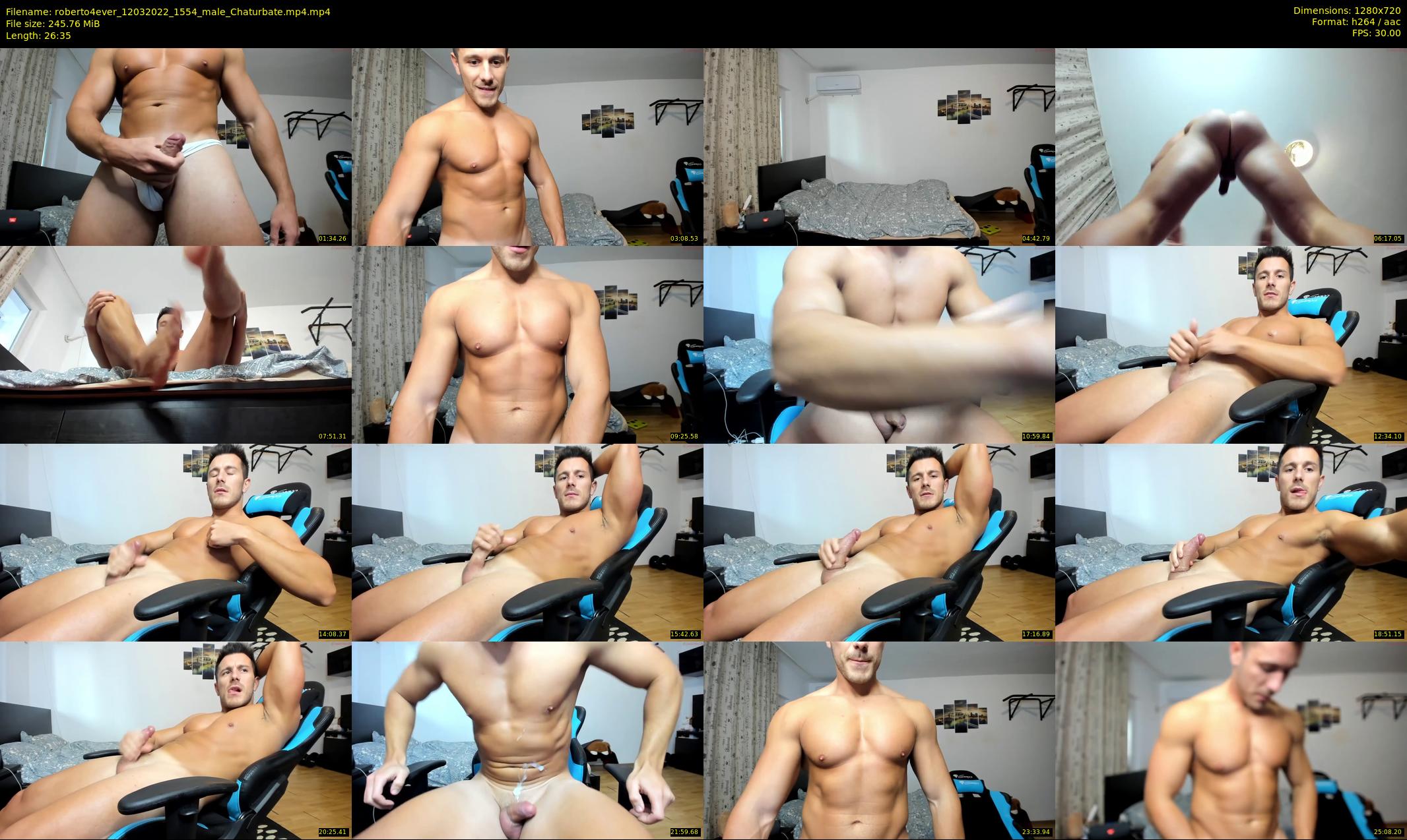 roberto4ever — 27 minute Chaturbate male cam show recording, 720p, Mar 12, 2022