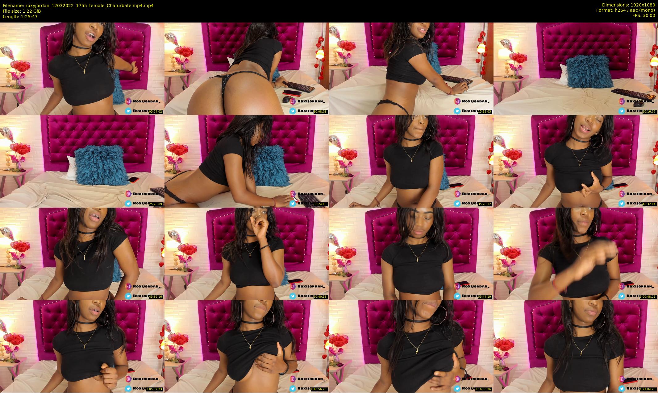 roxyjordan — 86 minute Chaturbate female cam show recording, 1080p, Mar 12, 2022