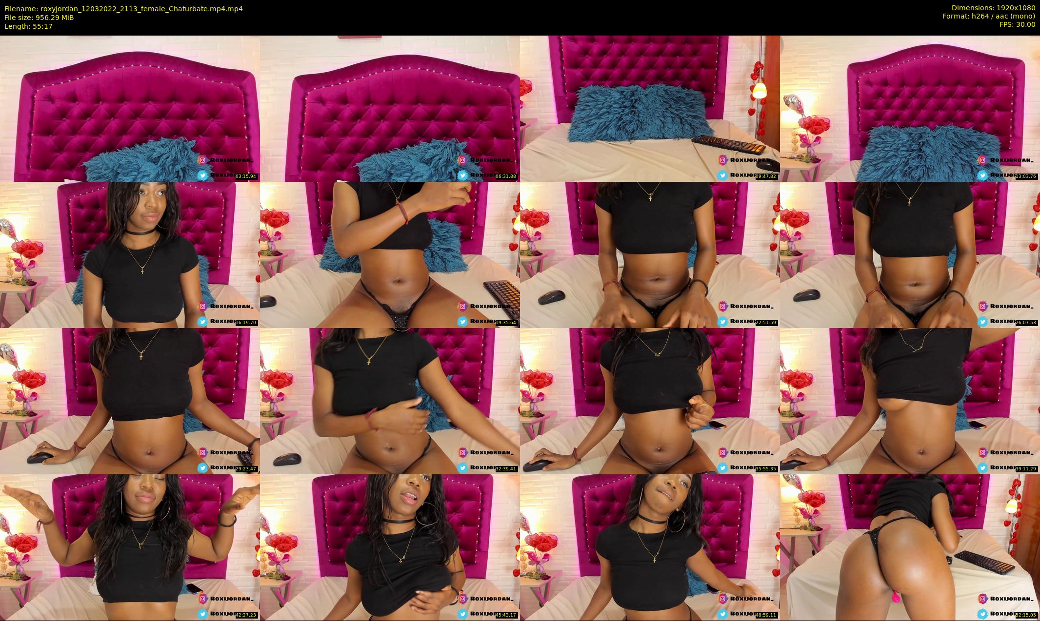 roxyjordan — 56 minute Chaturbate female cam show recording, 1080p, Mar 12, 2022