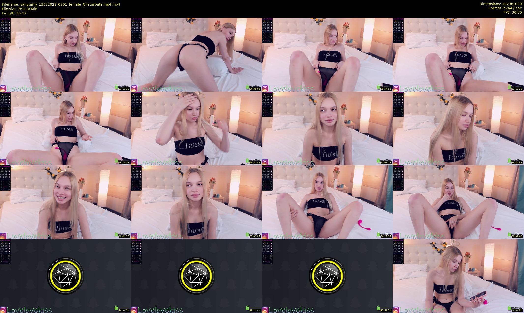 sallysarry — 56 minute Chaturbate couple cam show recording, 1080p, Mar 13, 2022