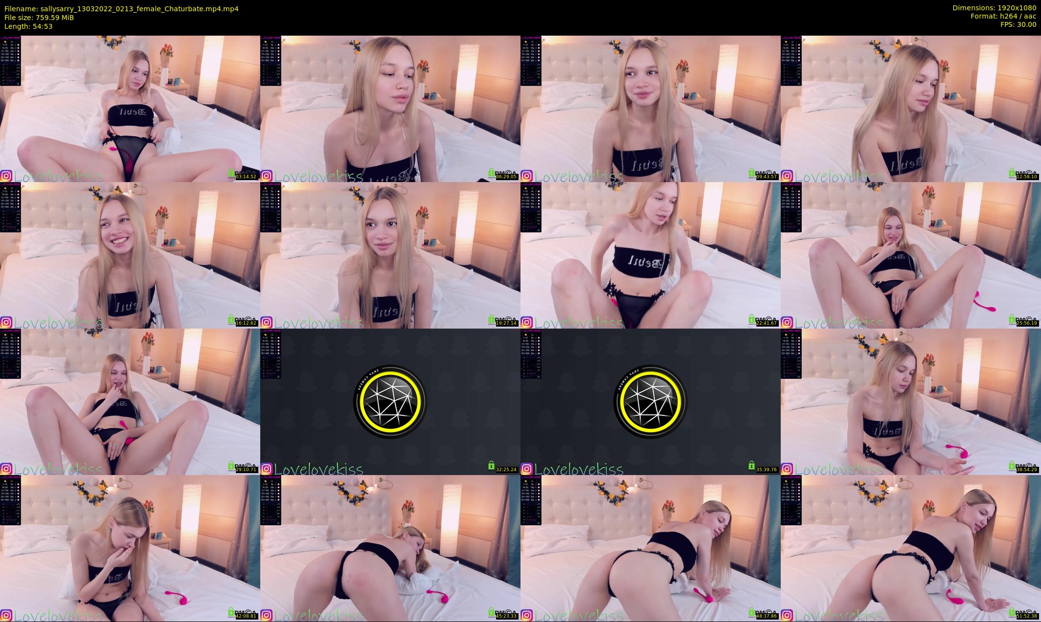 sallysarry — 55 minute Chaturbate couple cam show recording, 1080p, Mar 13, 2022