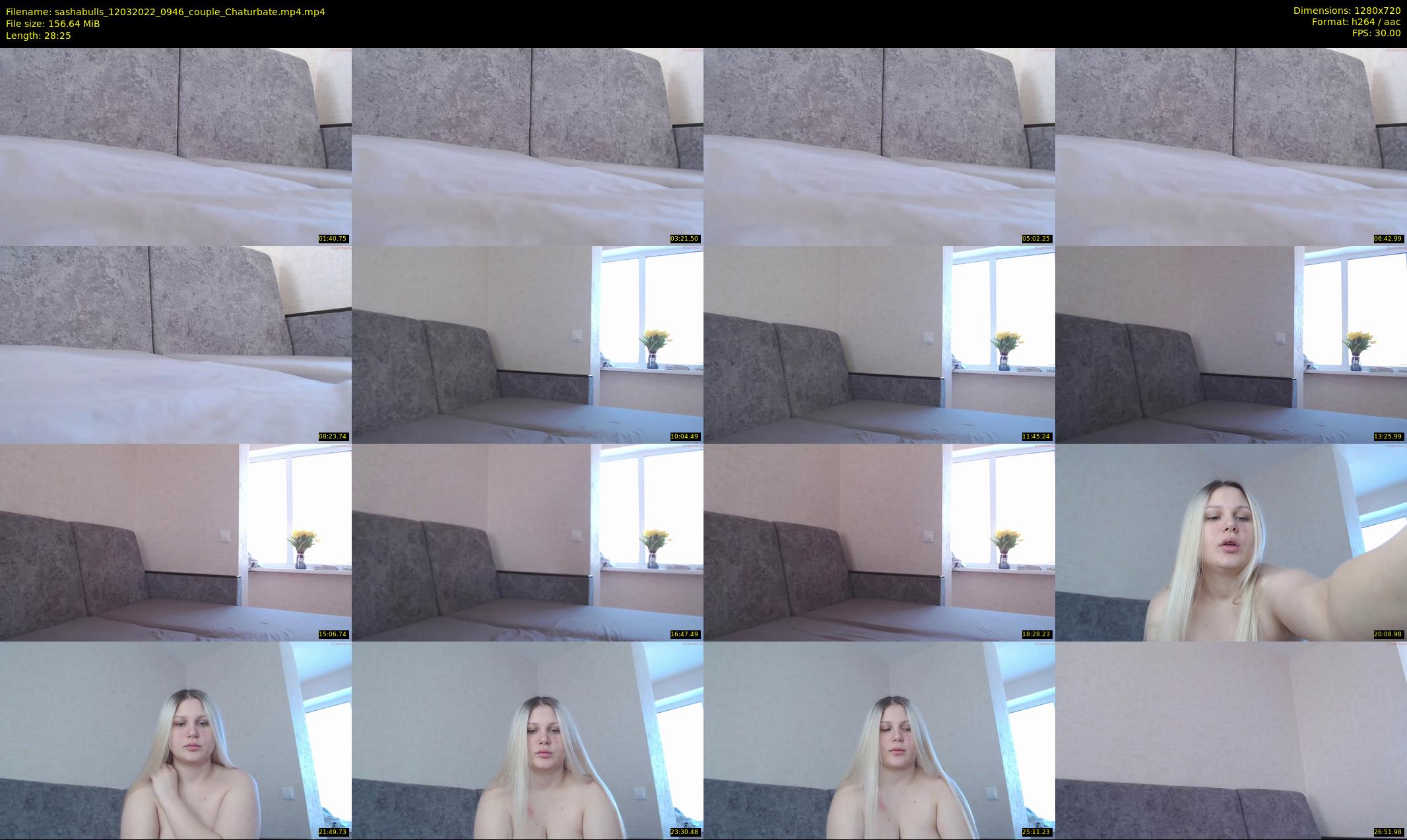 sashabulls — 29 minute Chaturbate couple cam show recording, 720p, Mar 12, 2022