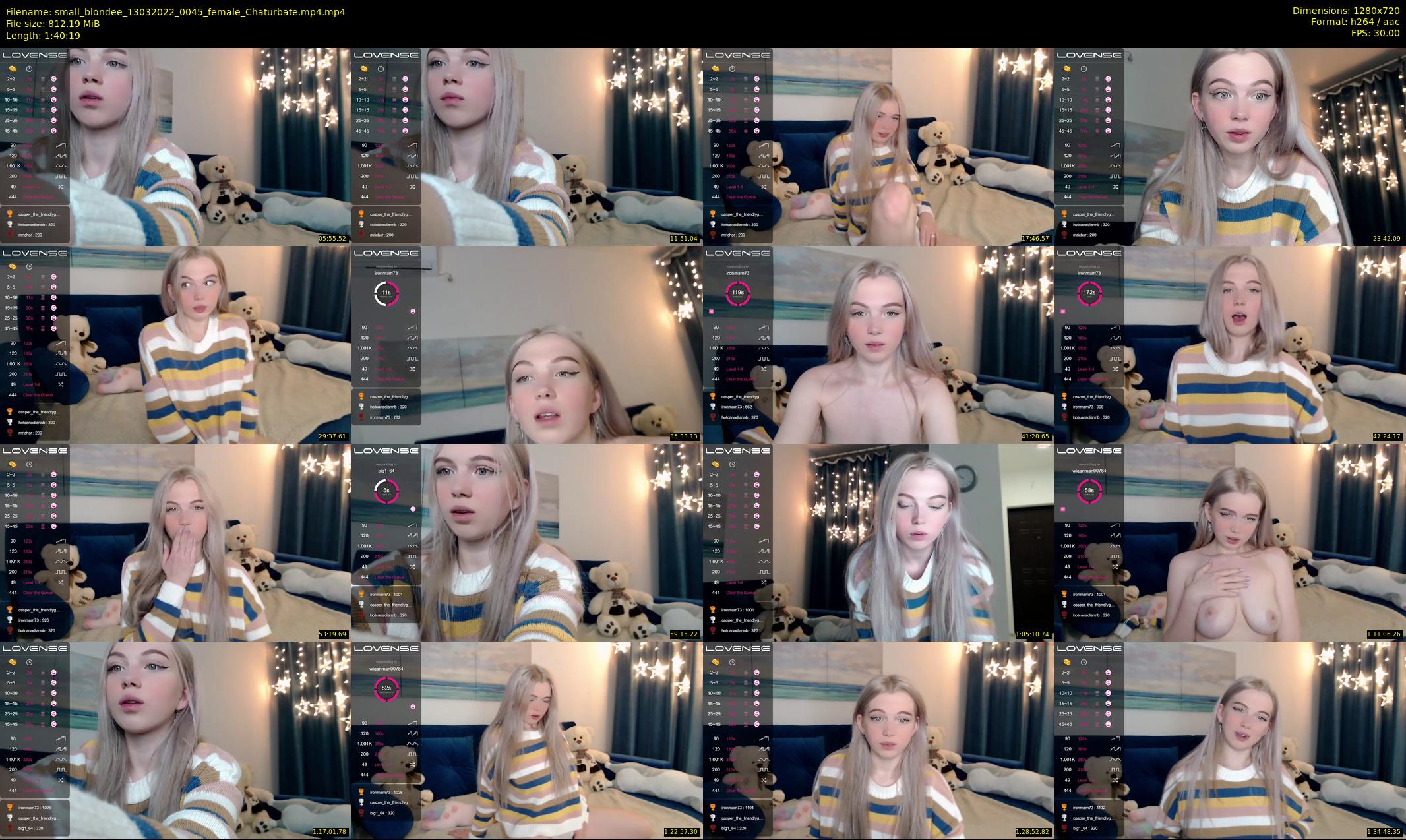 small_blondee — 101 minute Chaturbate female cam show recording, 720p, Mar 13, 2022