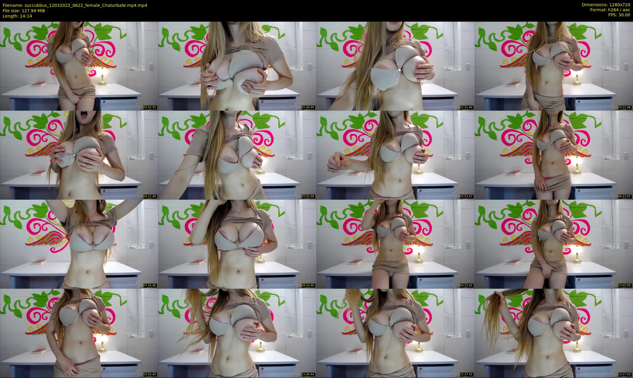 succubbus — 15 minute Chaturbate female cam show recording, 720p, Mar 12, 2022