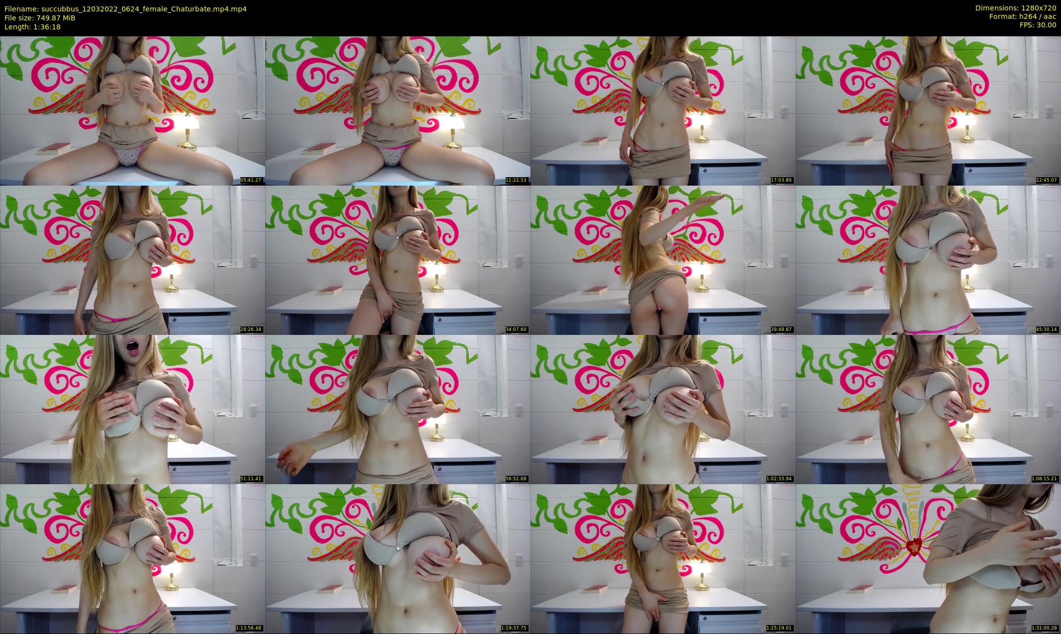 succubbus — 97 minute Chaturbate female cam show recording, 720p, Mar 12, 2022