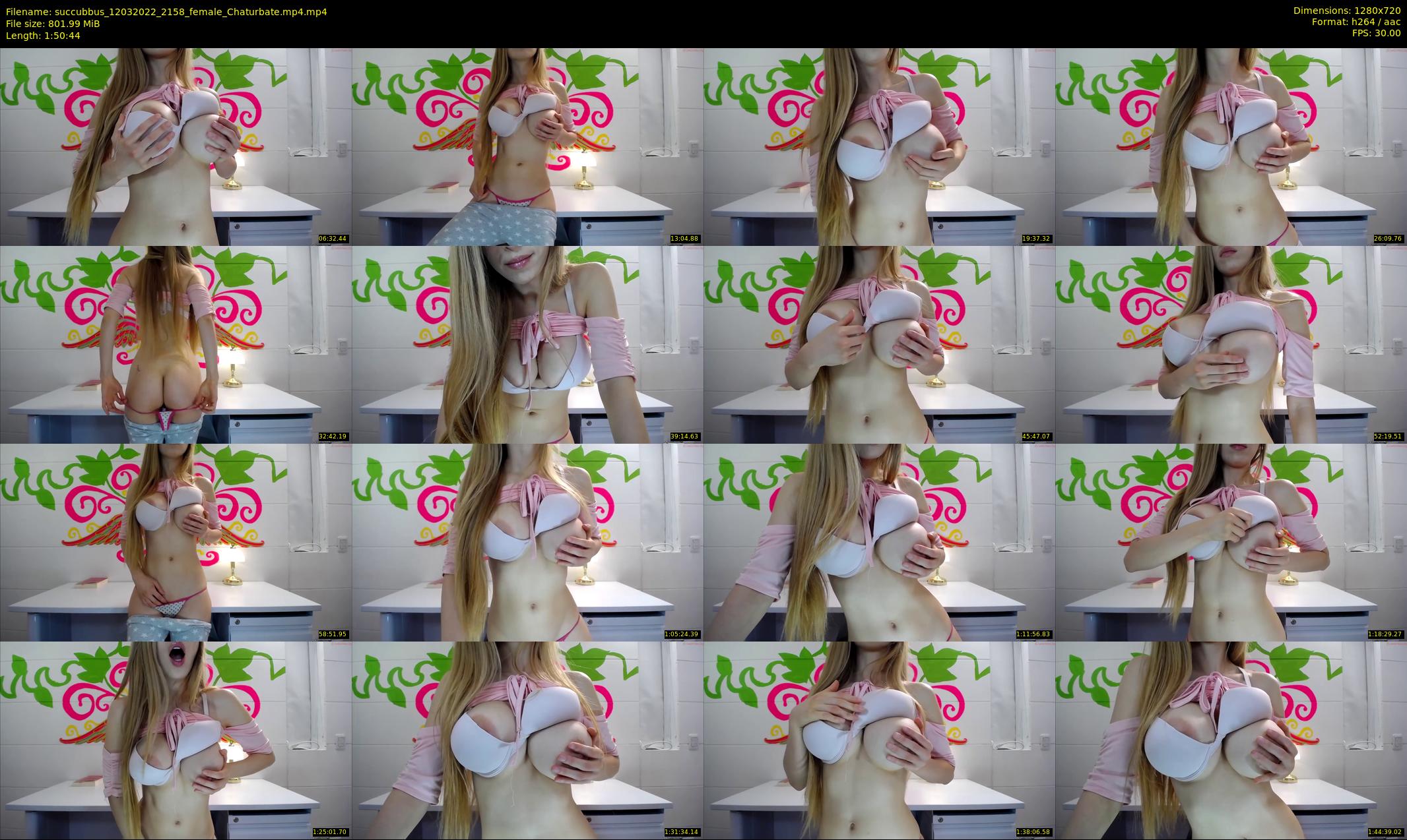 succubbus — 111 minute Chaturbate female cam show recording, 720p, Mar 12, 2022