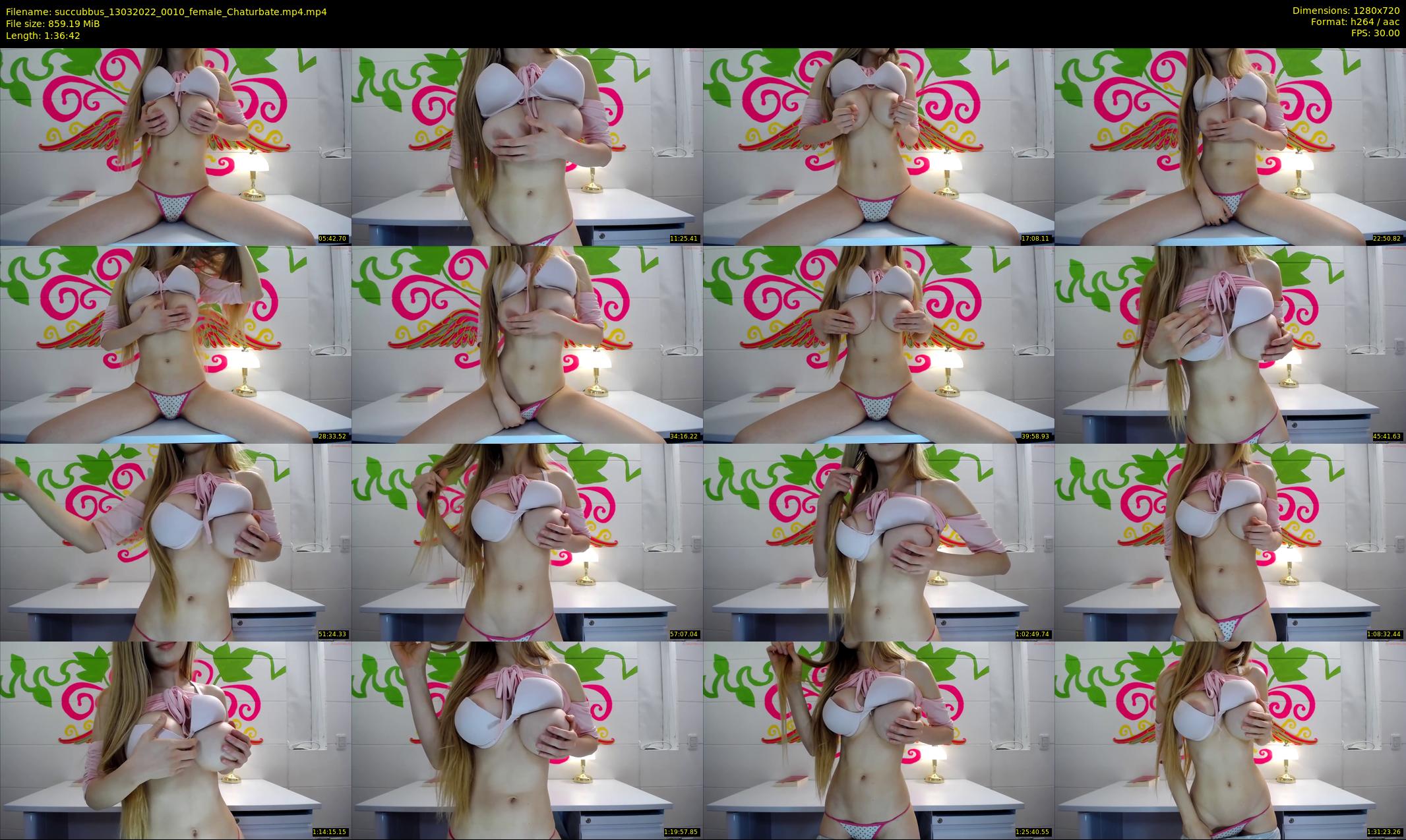 succubbus — 97 minute Chaturbate female cam show recording, 720p, Mar 13, 2022