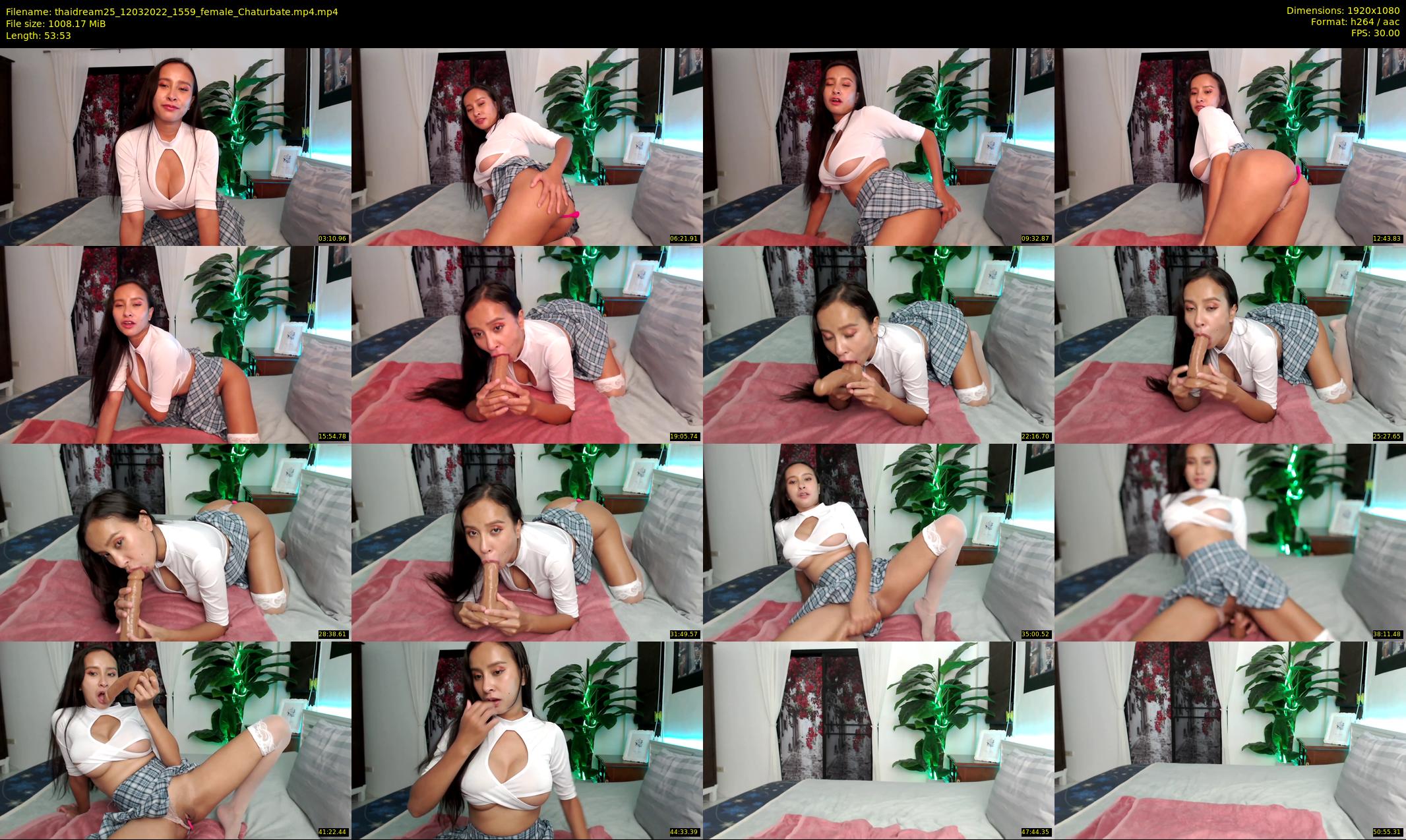 thaidream25 — 54 minute Chaturbate female cam show recording, 1080p, Mar 12, 2022