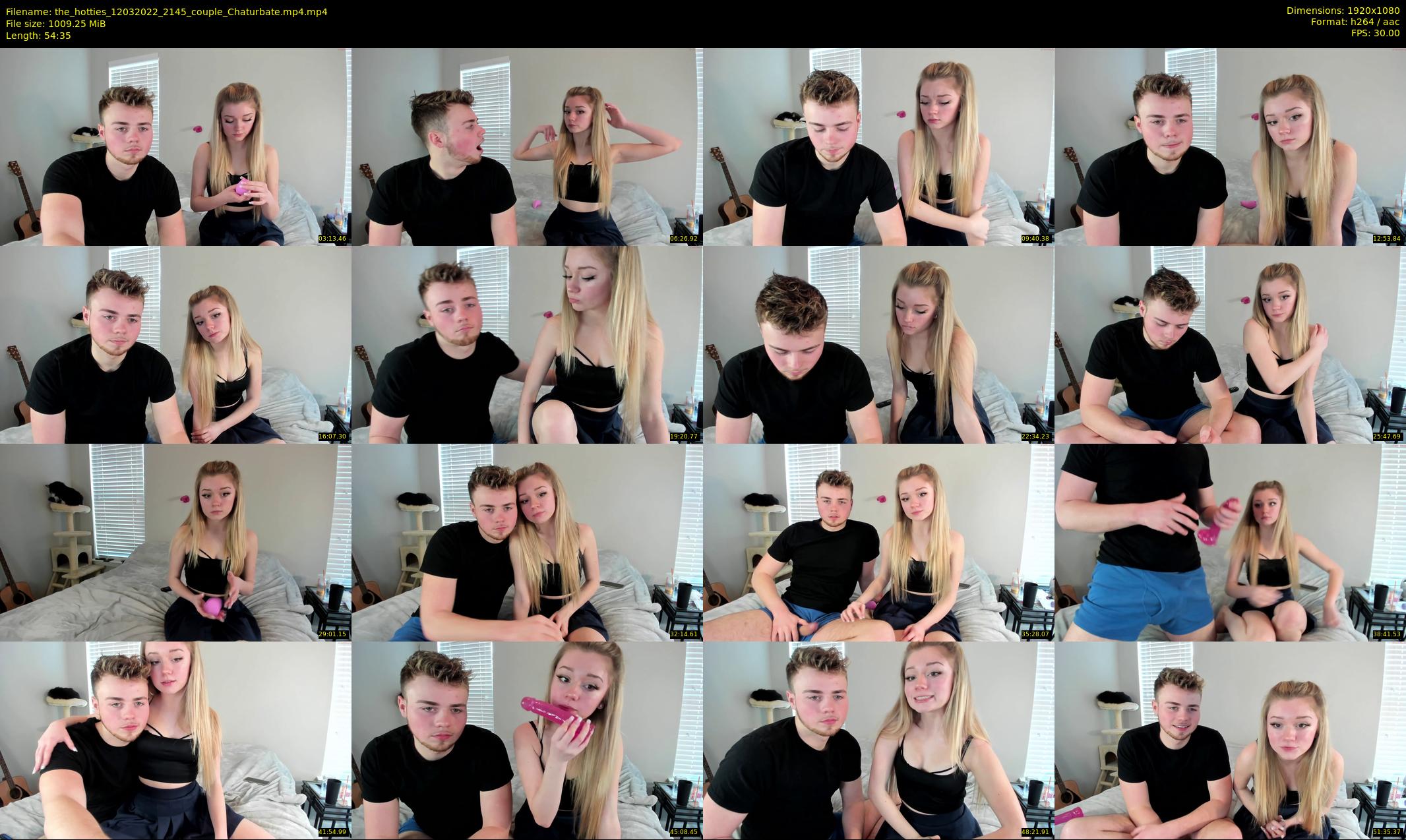 the_hotties — 55 minute Chaturbate couple cam show recording, 1080p, Mar 12, 2022