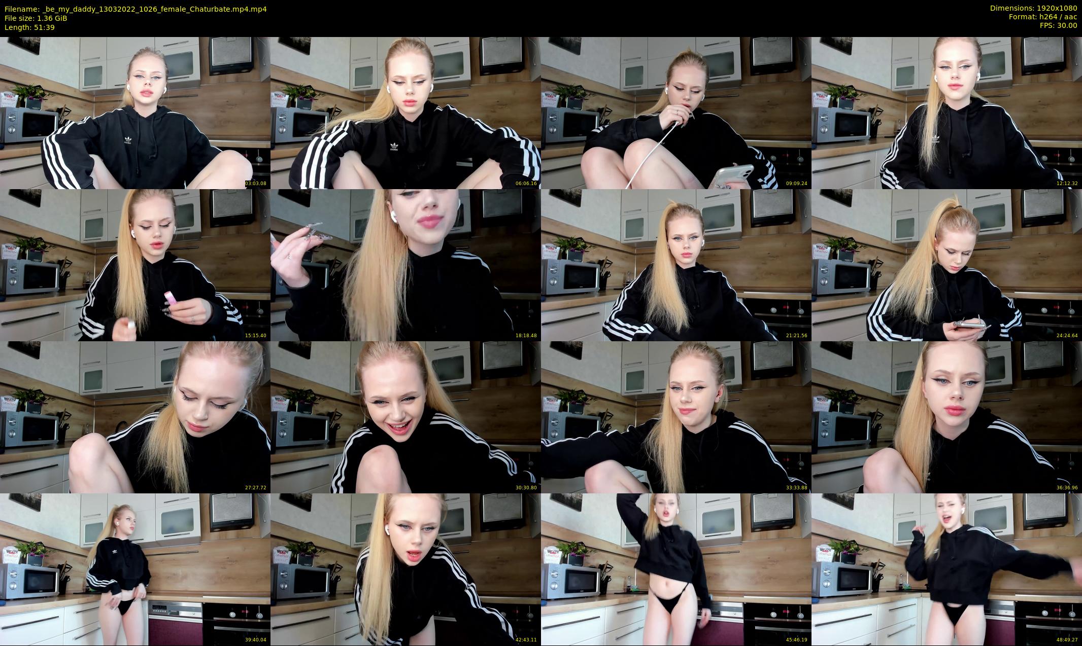 _be_my_daddy — 52 minute Chaturbate female cam show recording, 1080p, Mar 13, 2022