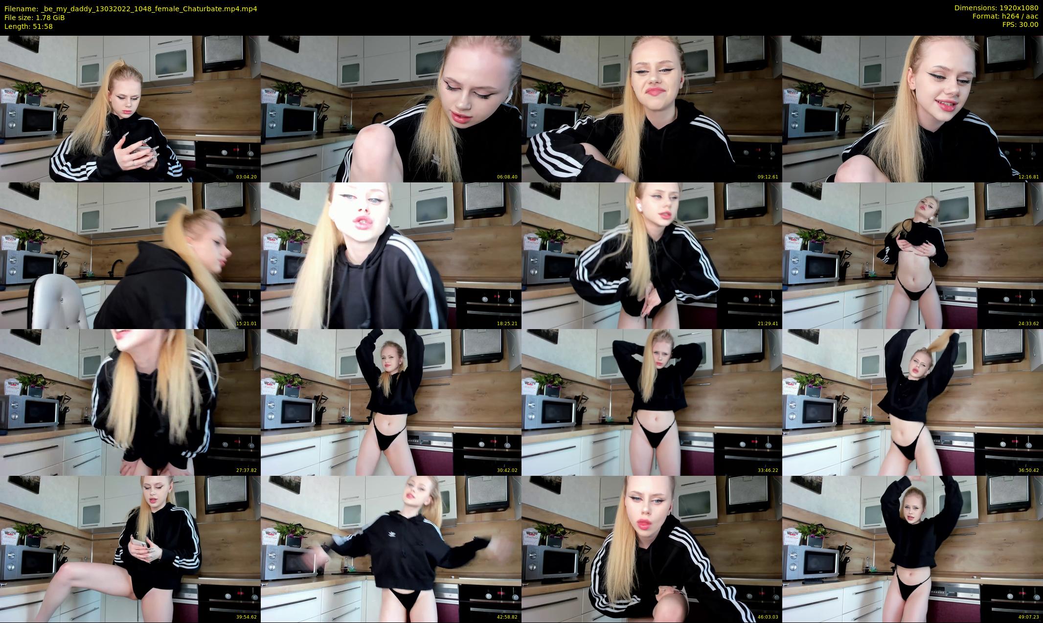 _be_my_daddy — 52 minute Chaturbate female cam show recording, 1080p, Mar 13, 2022