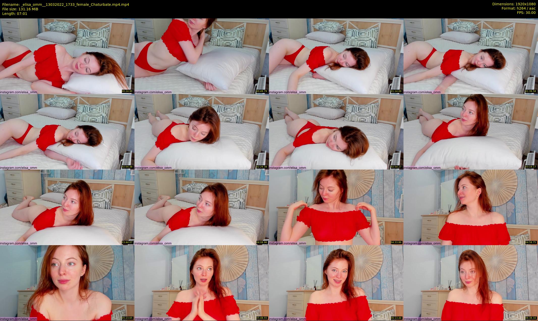 _elisa_omm_ — 8 minute Chaturbate female cam show recording, 1080p, Mar 13, 2022