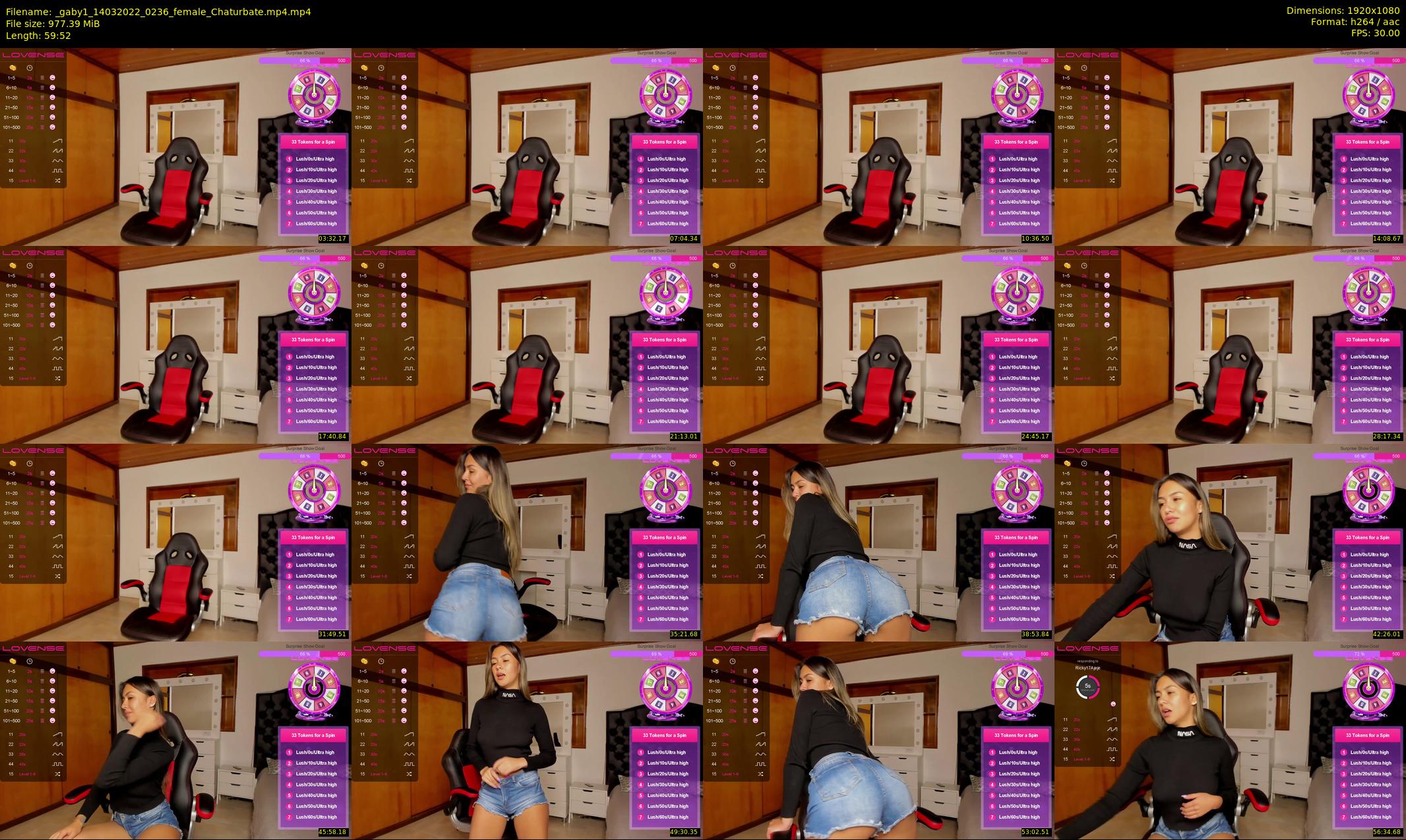 _gaby1 — 60 minute Chaturbate female cam show recording, 1080p, Mar 14, 2022