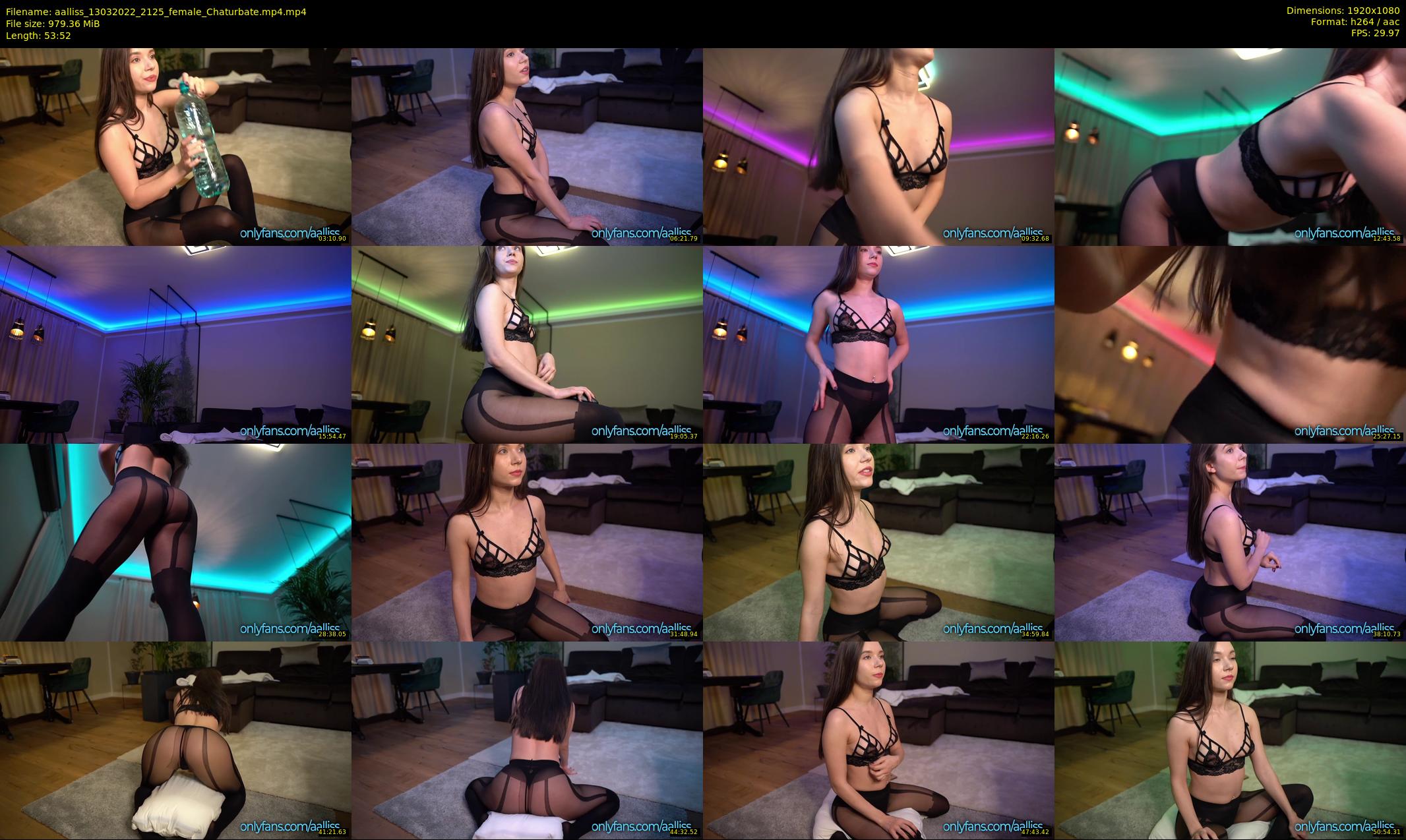 aalliss — 54 minute Chaturbate female cam show recording, 1080p, Mar 13, 2022