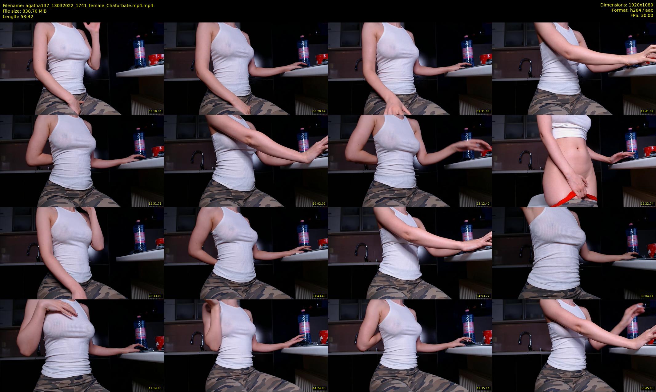 agatha137 — 54 minute Chaturbate female cam show recording, 1080p, Mar 13, 2022