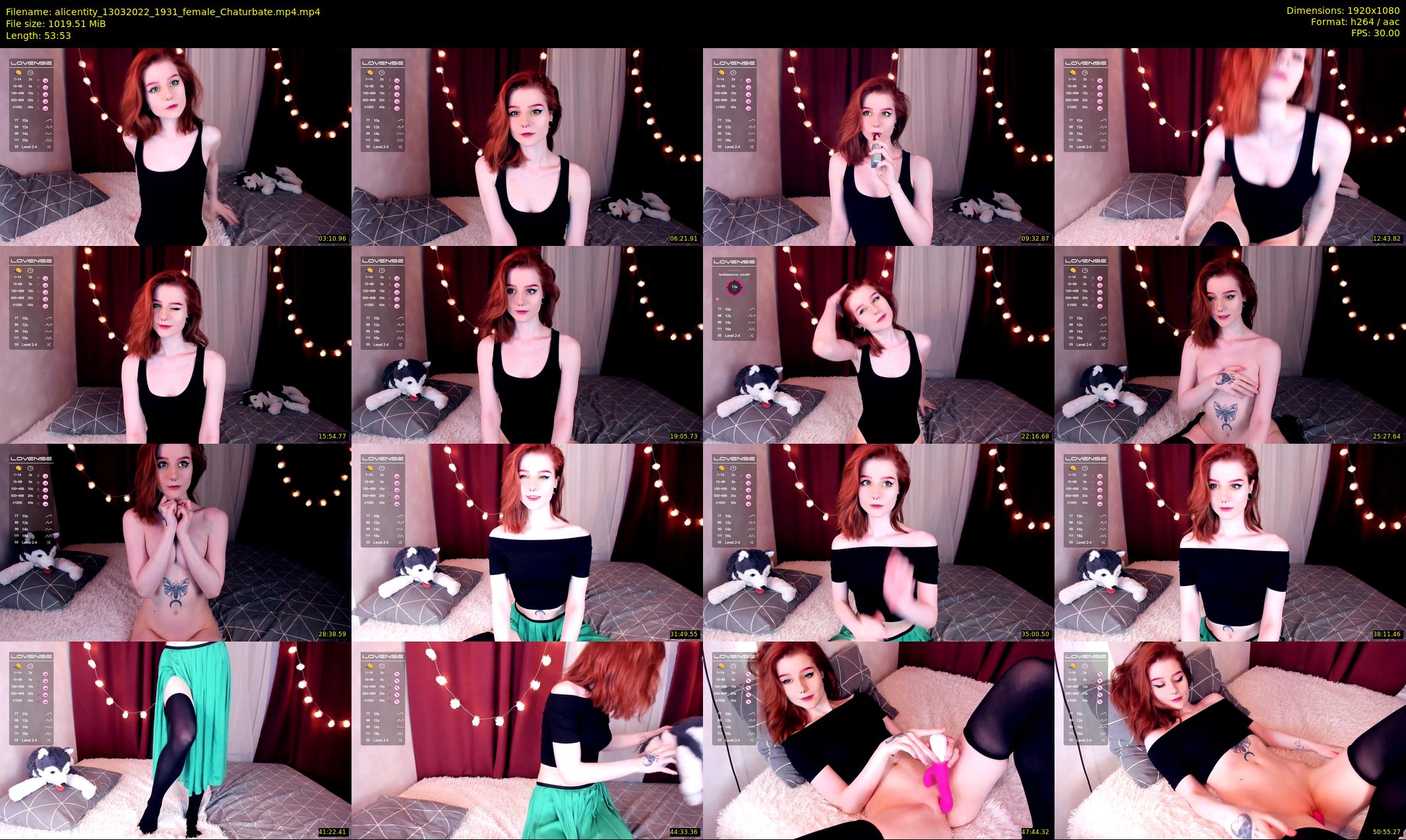 alicentity — 54 minute Chaturbate female cam show recording, 1080p, Mar 13, 2022