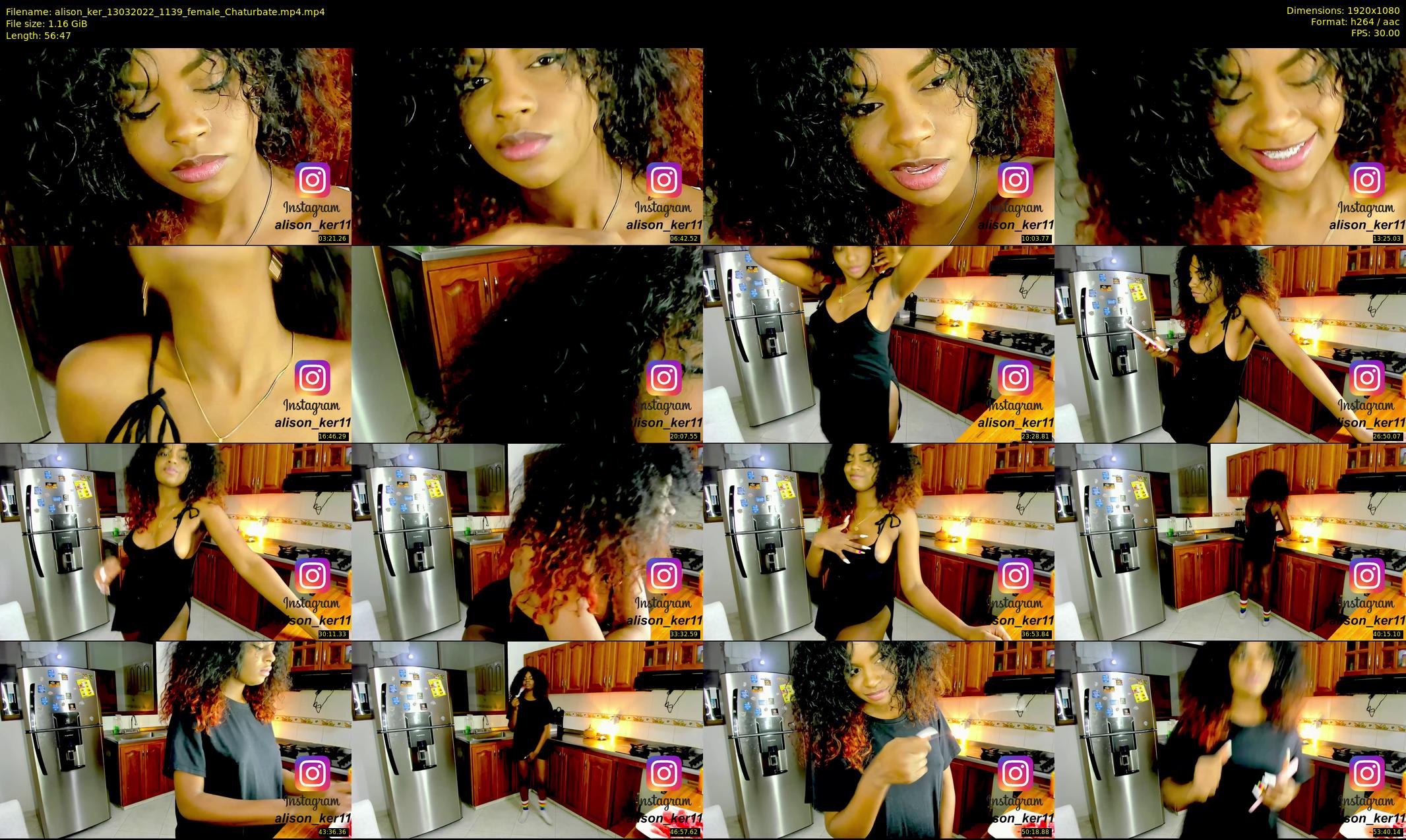 alison_ker — 57 minute Chaturbate female cam show recording, 1080p, Mar 13, 2022