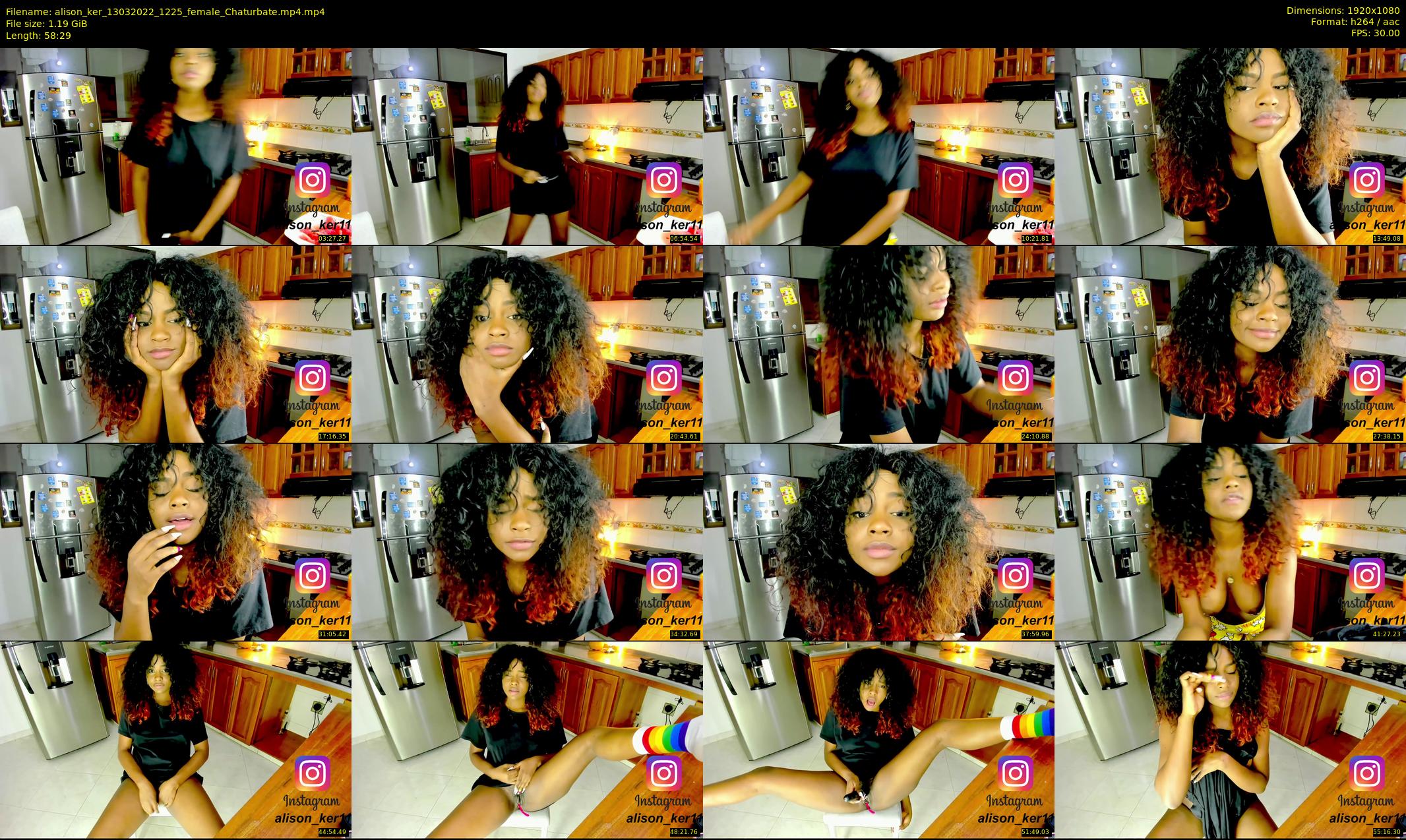 alison_ker — 59 minute Chaturbate female cam show recording, 1080p, Mar 13, 2022