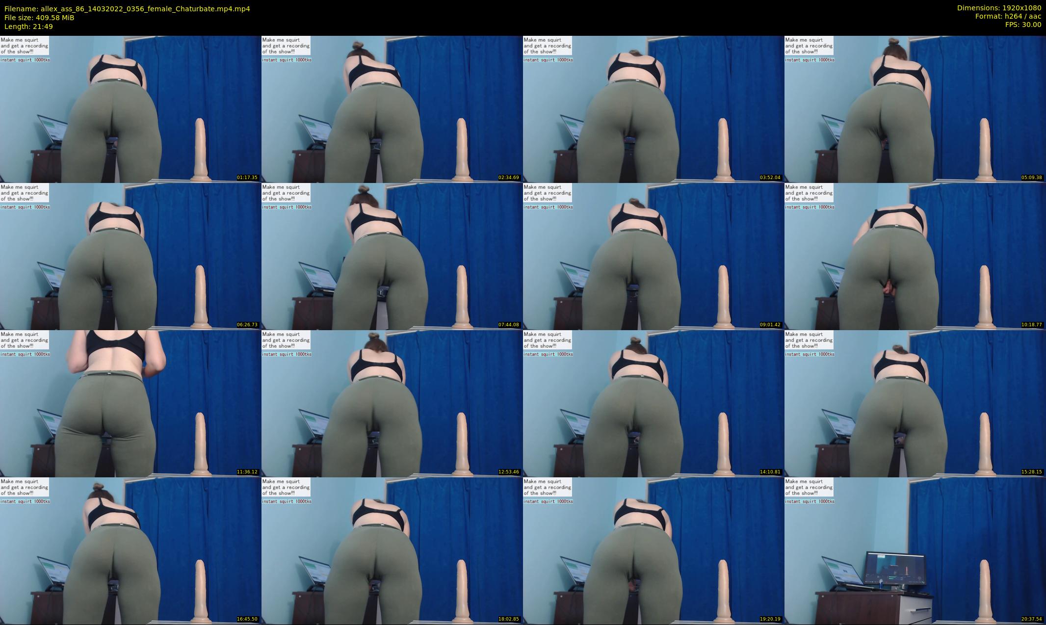 allex_ass_86 — 22 minute Chaturbate female cam show recording, 1080p, Mar 14, 2022