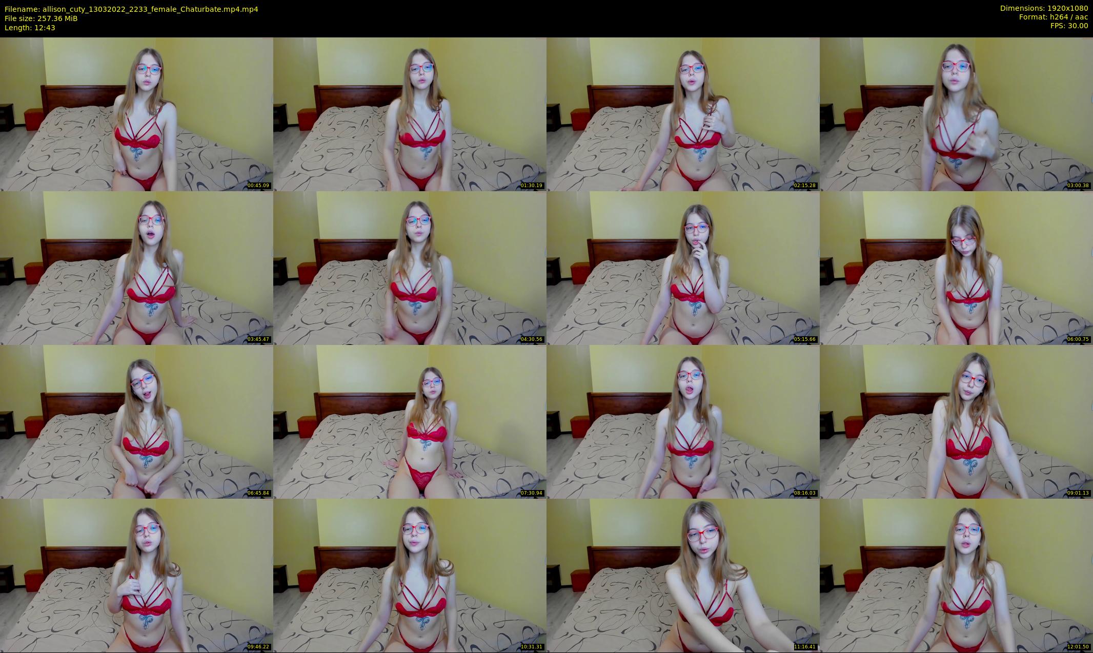 allison_cuty — 13 minute Chaturbate female cam show recording, 1080p, Mar 13, 2022