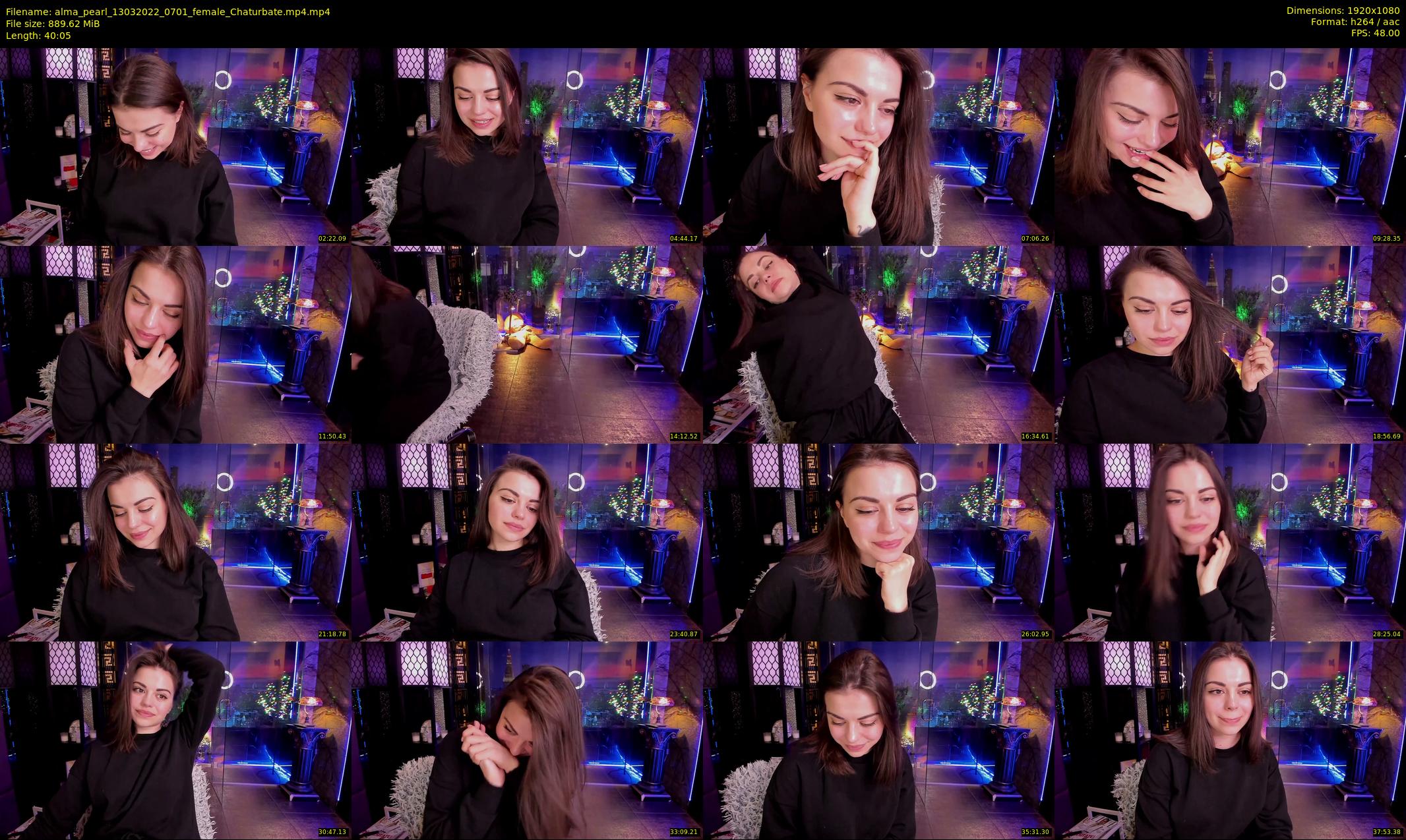 alma_pearl — 41 minute Chaturbate female cam show recording, 1080p, Mar 13, 2022
