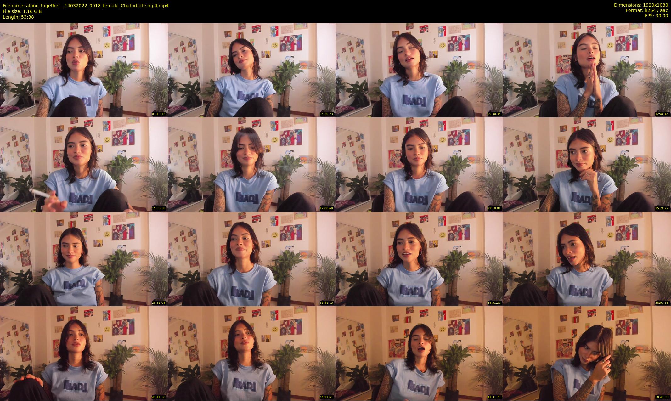 alone_together_ — 54 minute Chaturbate female cam show recording, 1080p, Mar 14, 2022