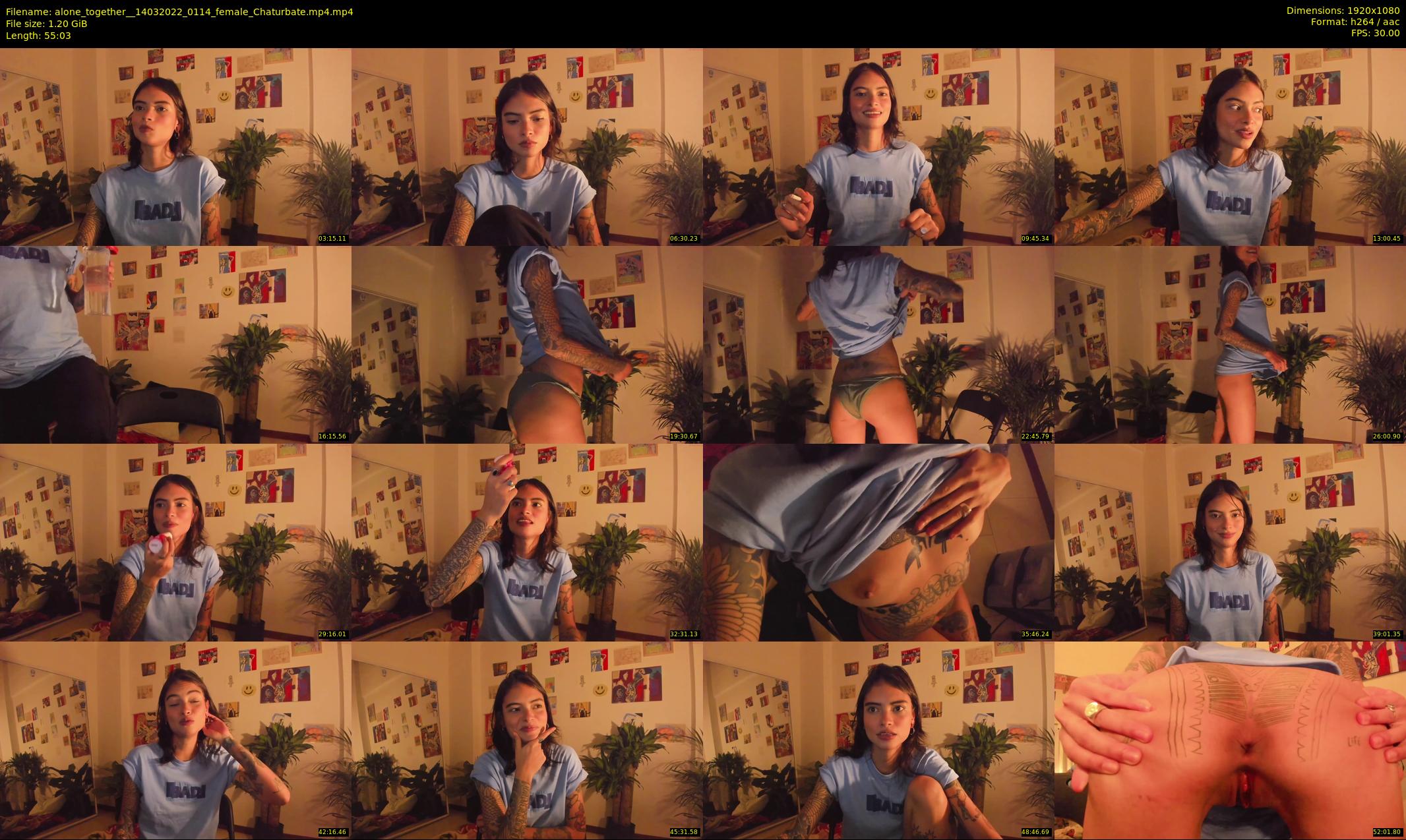 alone_together_ — 56 minute Chaturbate female cam show recording, 1080p, Mar 14, 2022