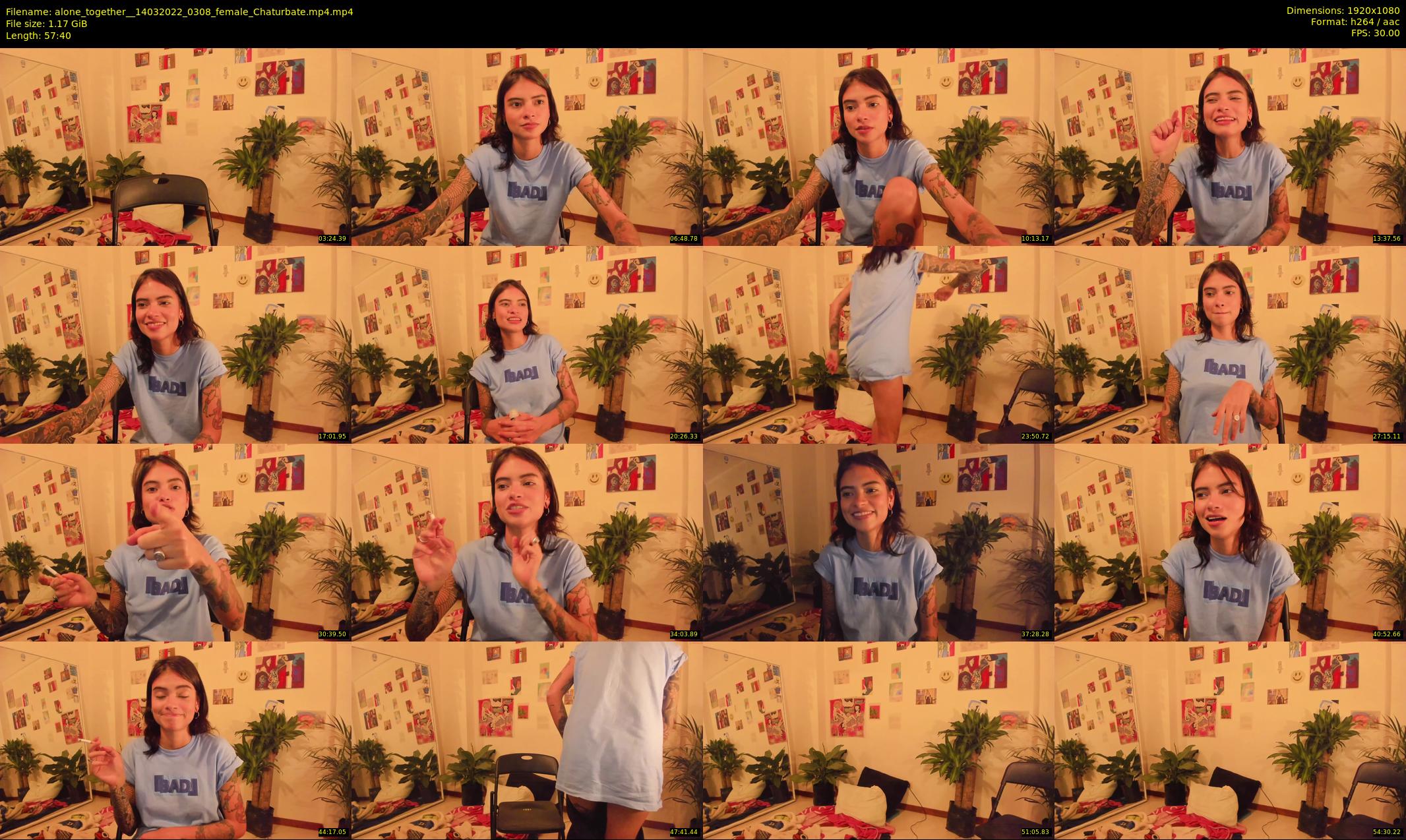 alone_together_ — 58 minute Chaturbate female cam show recording, 1080p, Mar 14, 2022