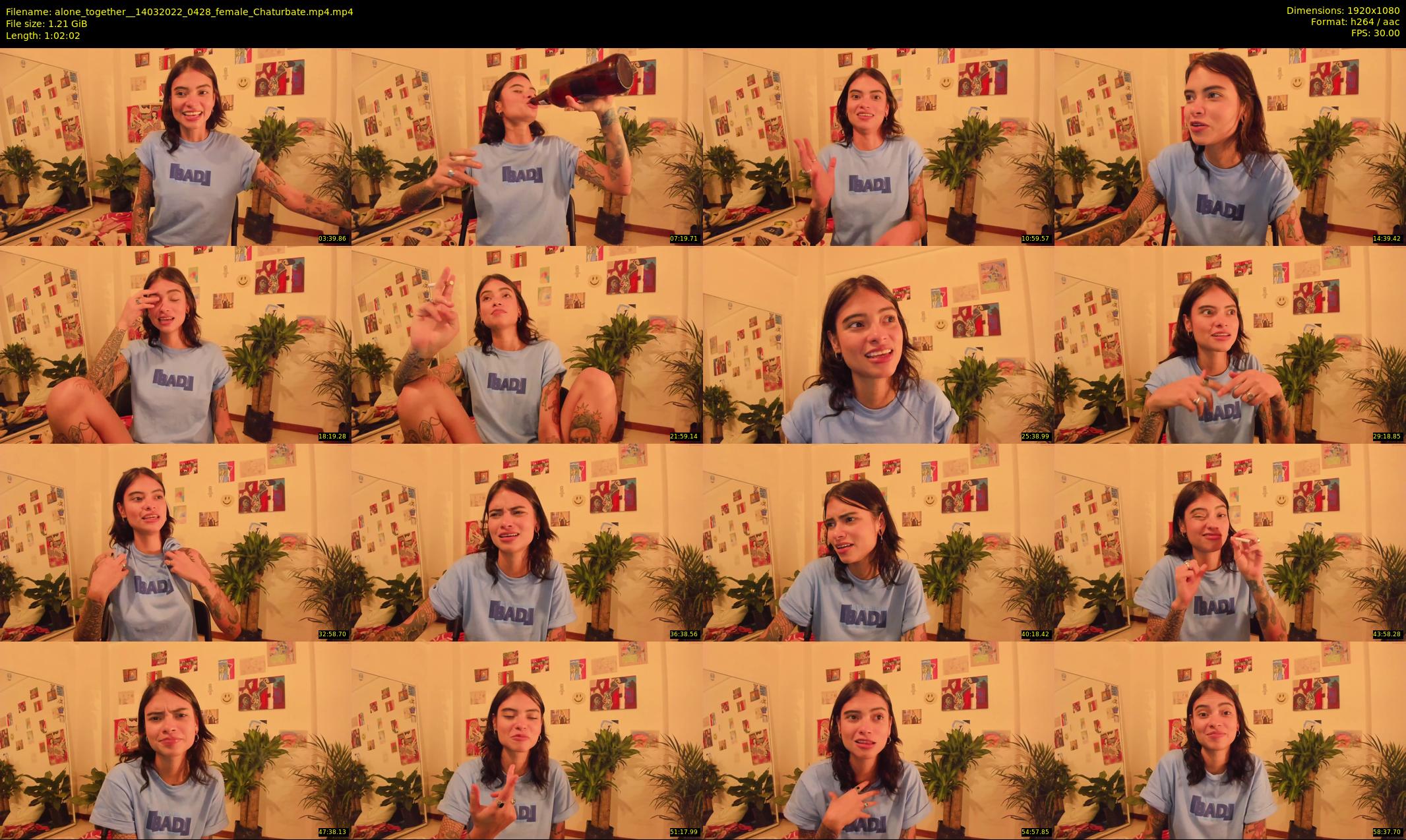 alone_together_ — 63 minute Chaturbate female cam show recording, 1080p, Mar 14, 2022