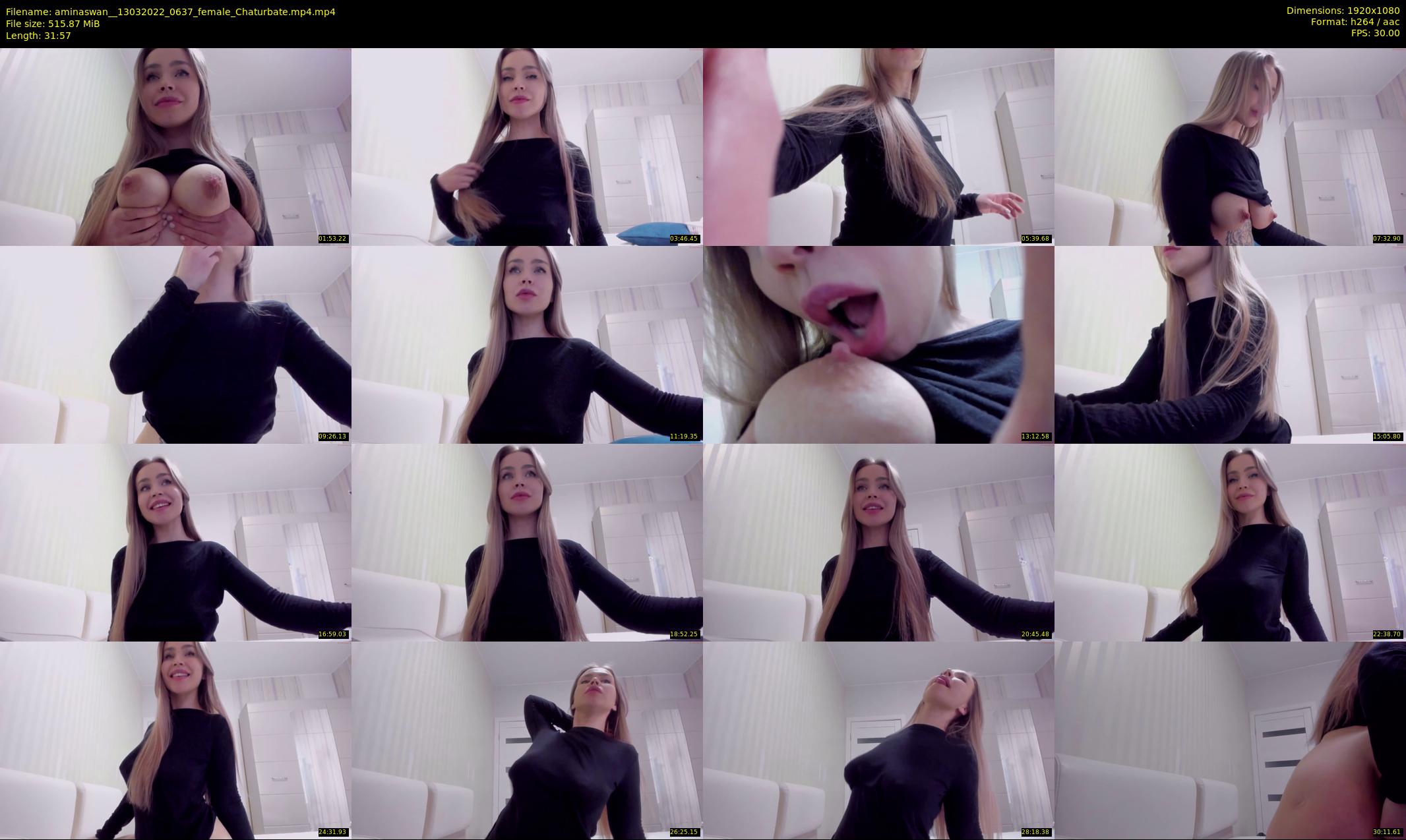 aminaswan_ — 32 minute Chaturbate female cam show recording, 1080p, Mar 13, 2022