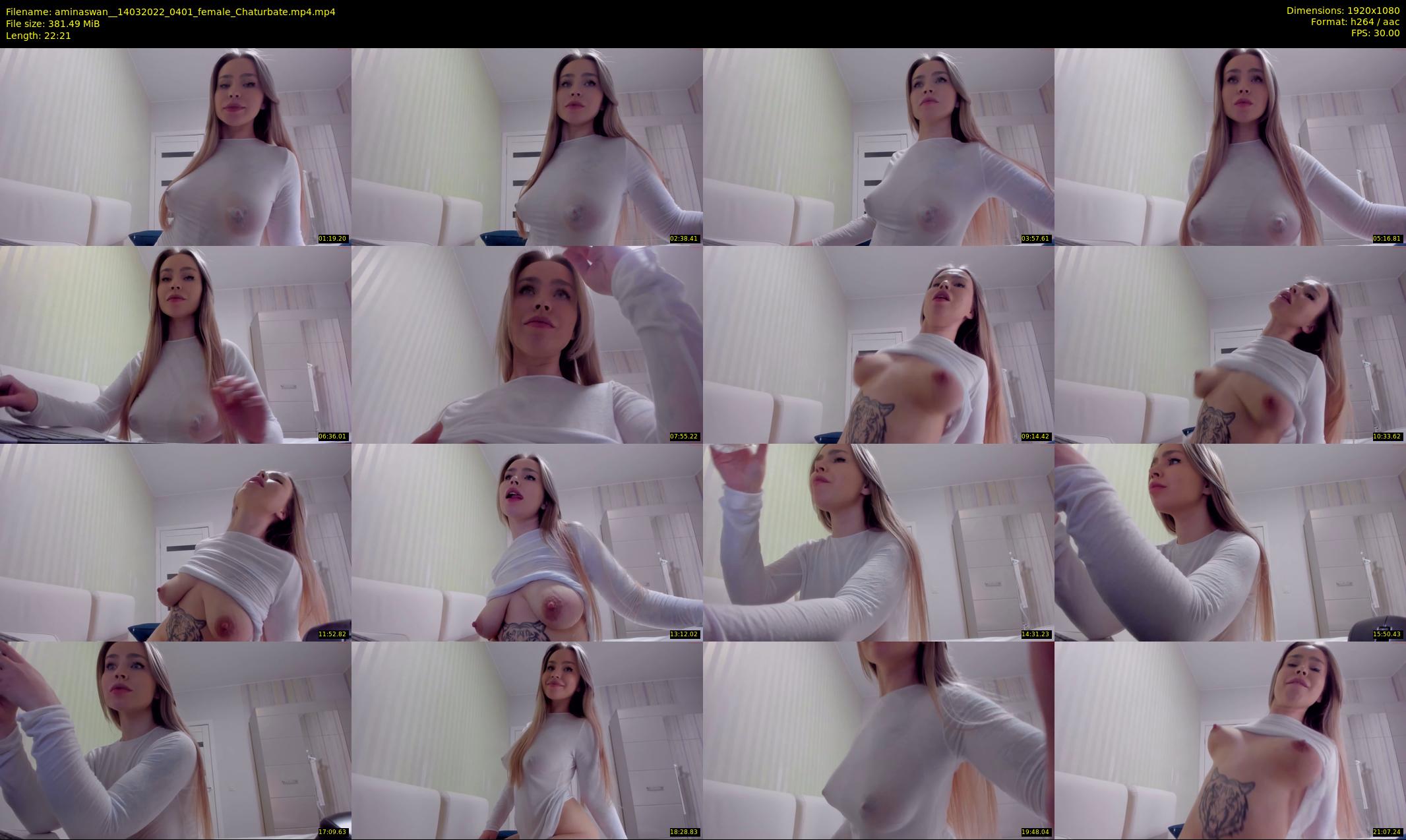 aminaswan_ — 23 minute Chaturbate female cam show recording, 1080p, Mar 14, 2022