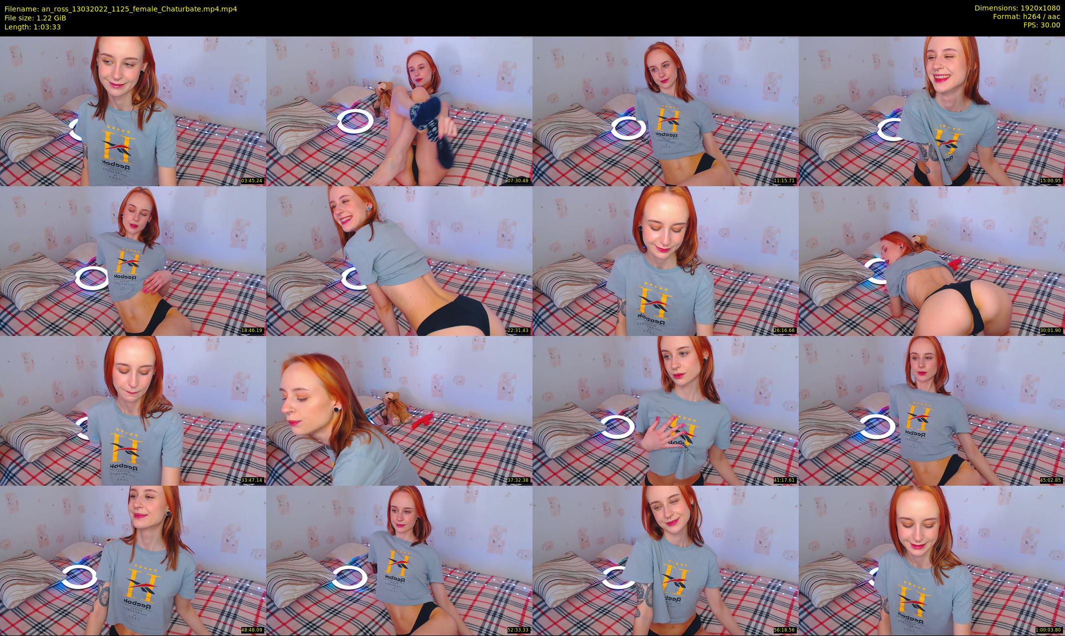 an_ross — 64 minute Chaturbate female cam show recording, 1080p, Mar 13, 2022