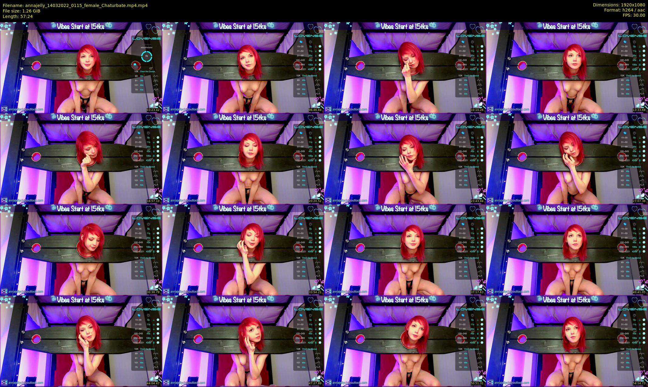 annajelly — 58 minute Chaturbate couple cam show recording, 1080p, Mar 14, 2022