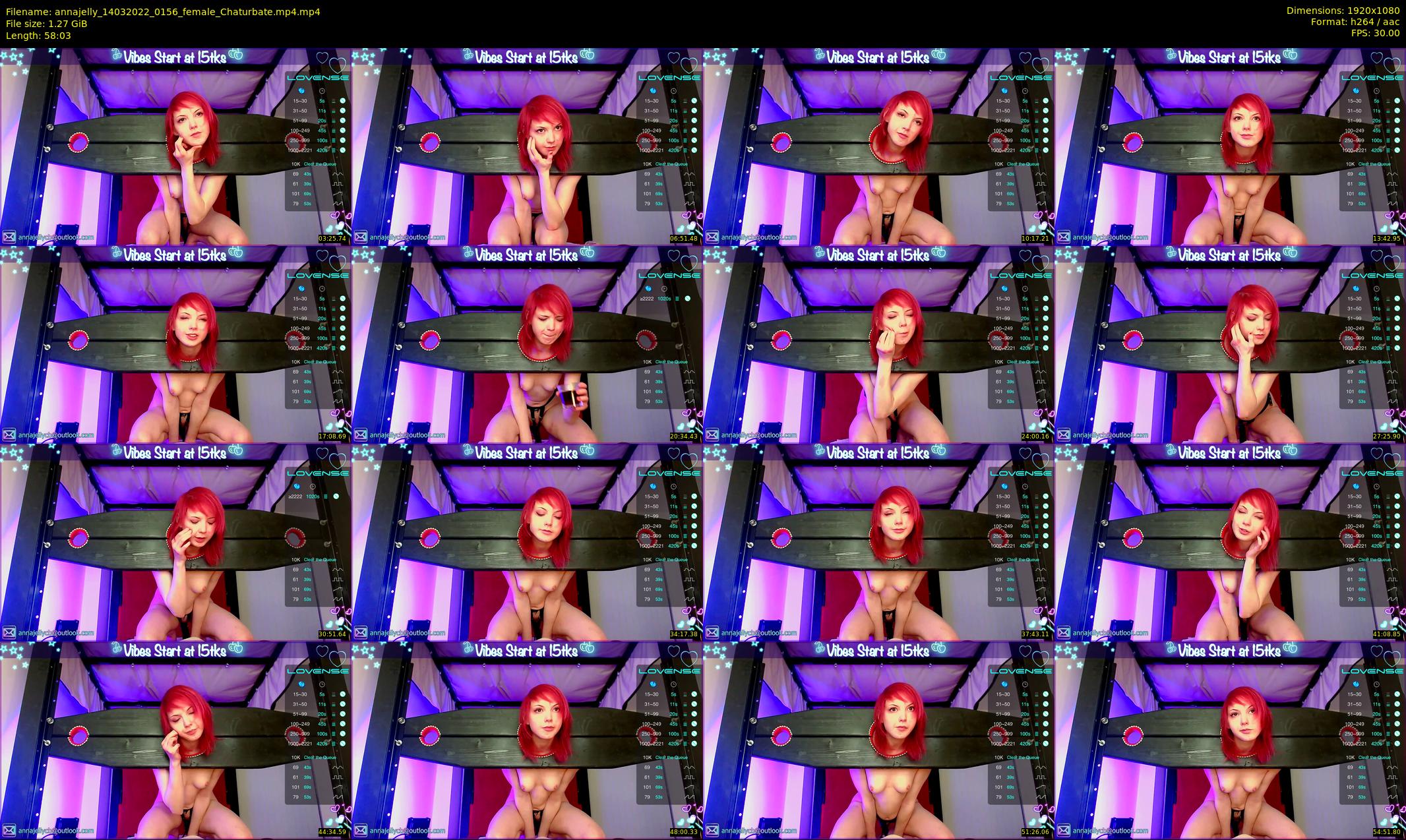annajelly — 59 minute Chaturbate couple cam show recording, 1080p, Mar 14, 2022