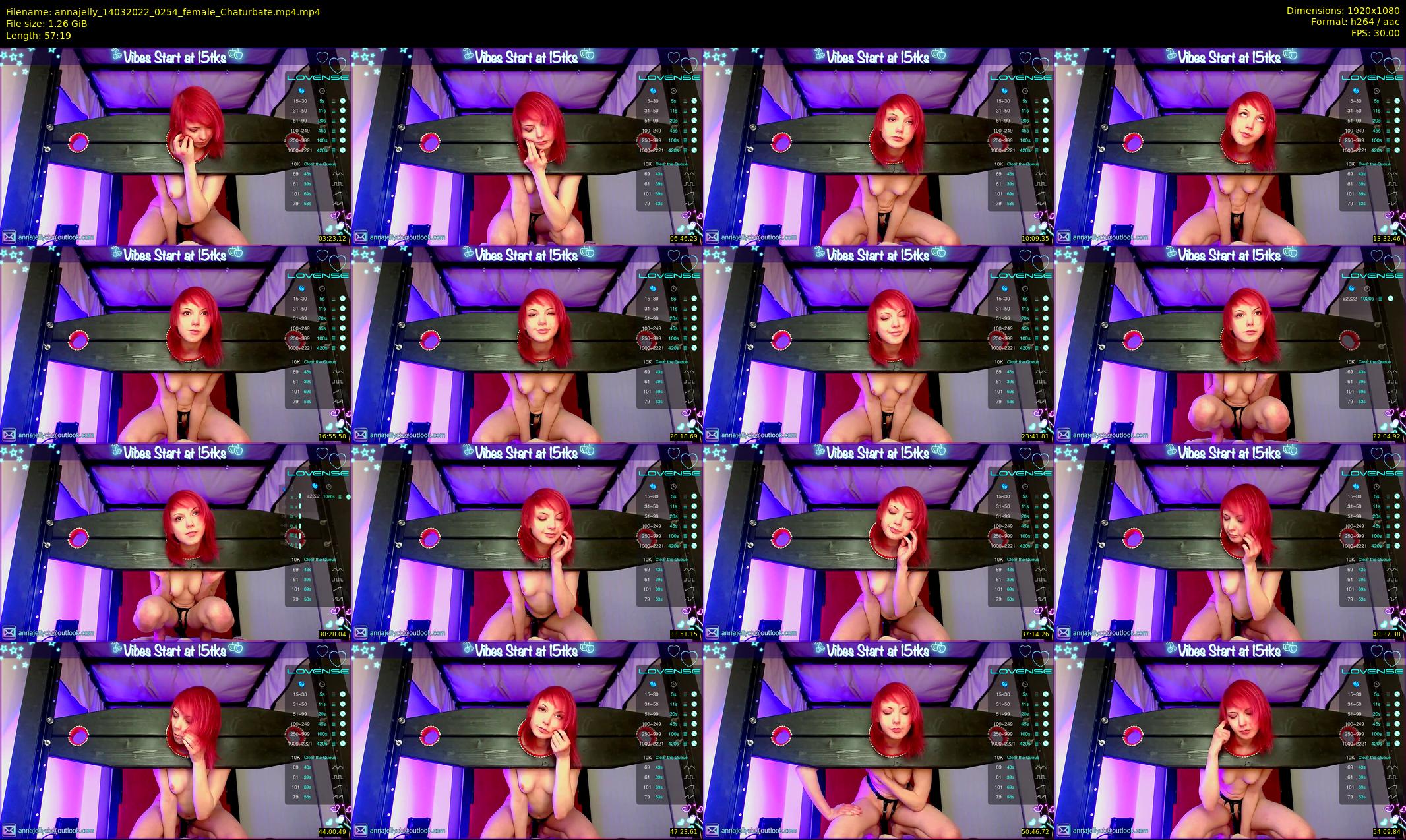 annajelly — 58 minute Chaturbate couple cam show recording, 1080p, Mar 14, 2022