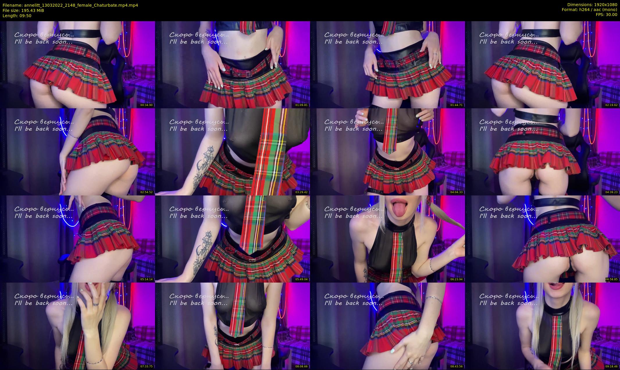 annelitt — 10 minute Chaturbate female cam show recording, 1080p, Mar 13, 2022