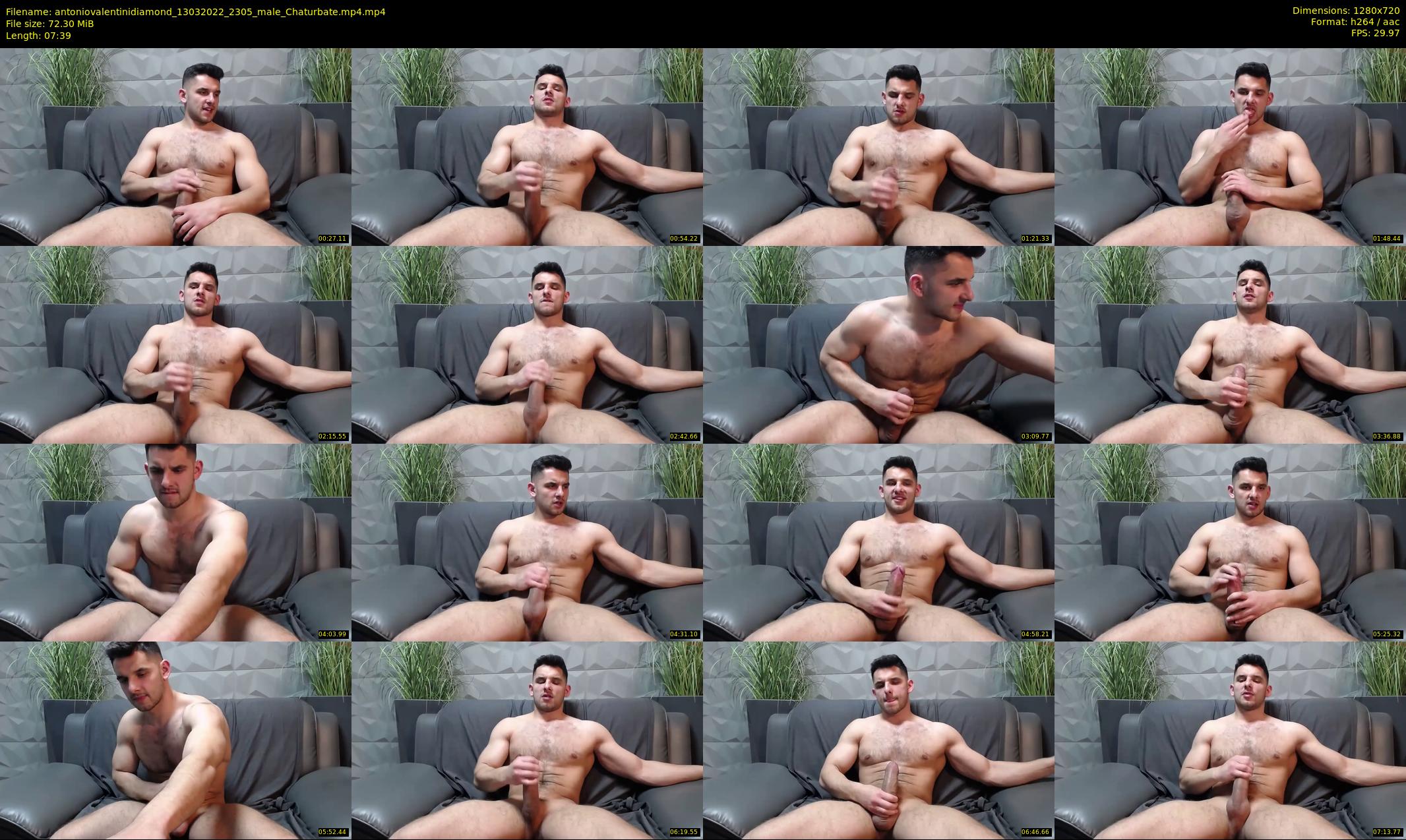 antoniovalentinidiamond — 8 minute Chaturbate male cam show recording, 720p, Mar 13, 2022