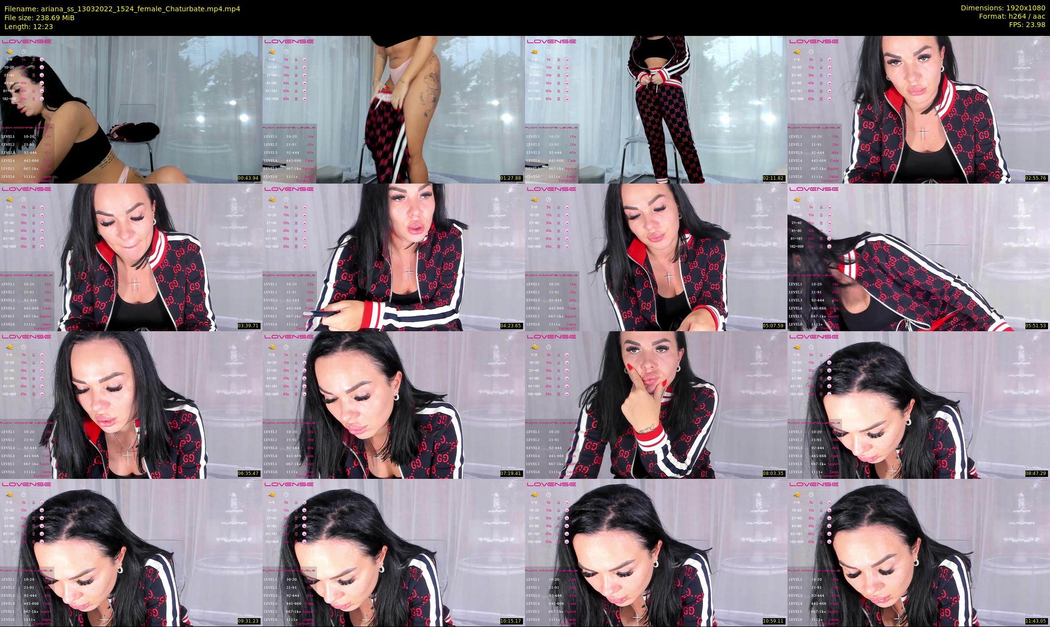 ariana_ss — 13 minute Chaturbate female cam show recording, 1080p, Mar 13, 2022