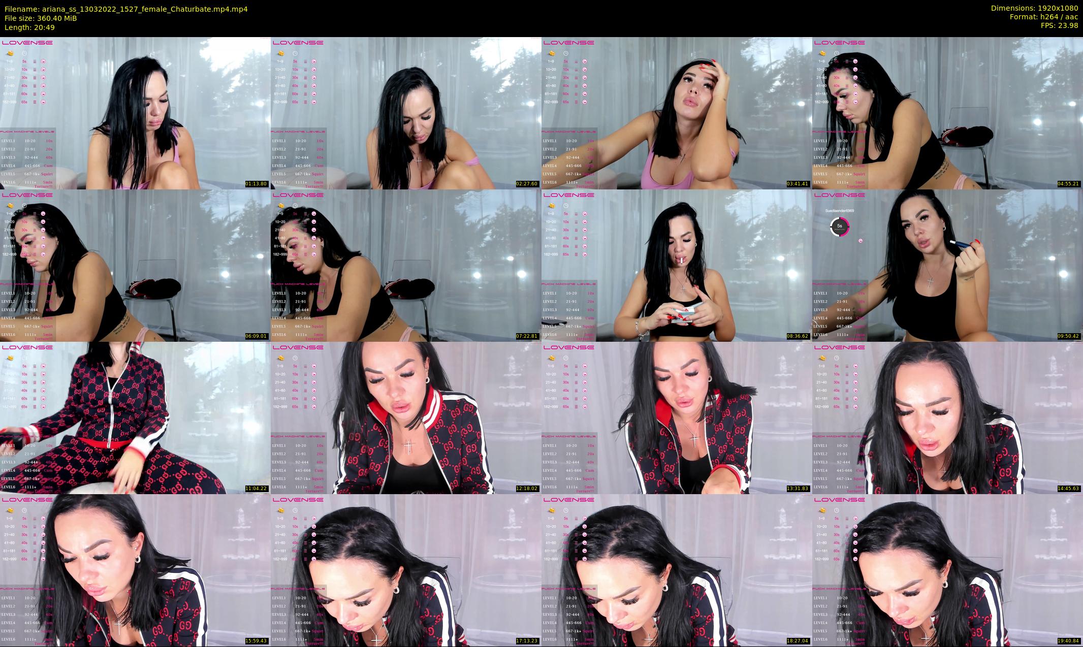 ariana_ss — 21 minute Chaturbate female cam show recording, 1080p, Mar 13, 2022
