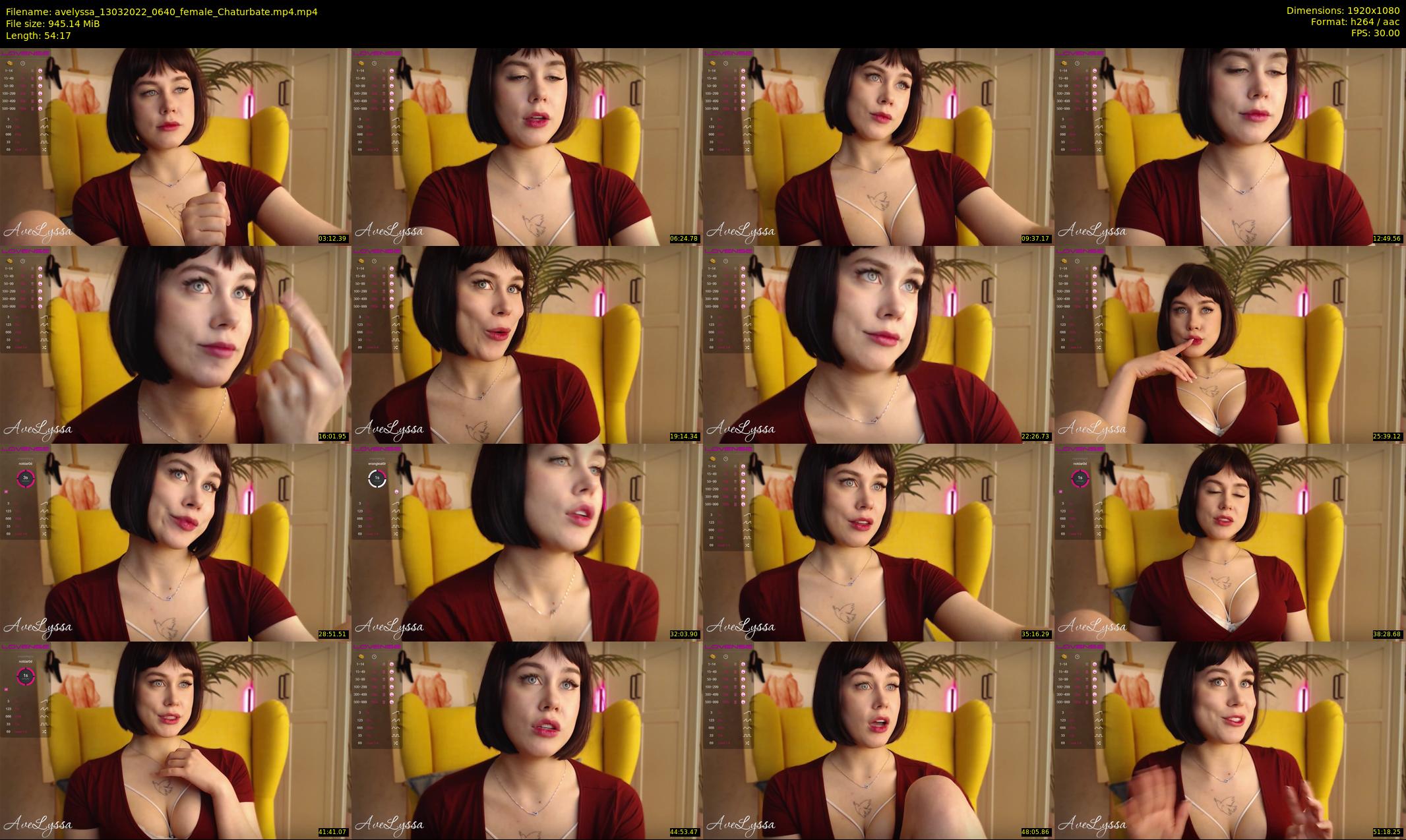 avelyssa — 55 minute Chaturbate female cam show recording, 1080p, Mar 13, 2022