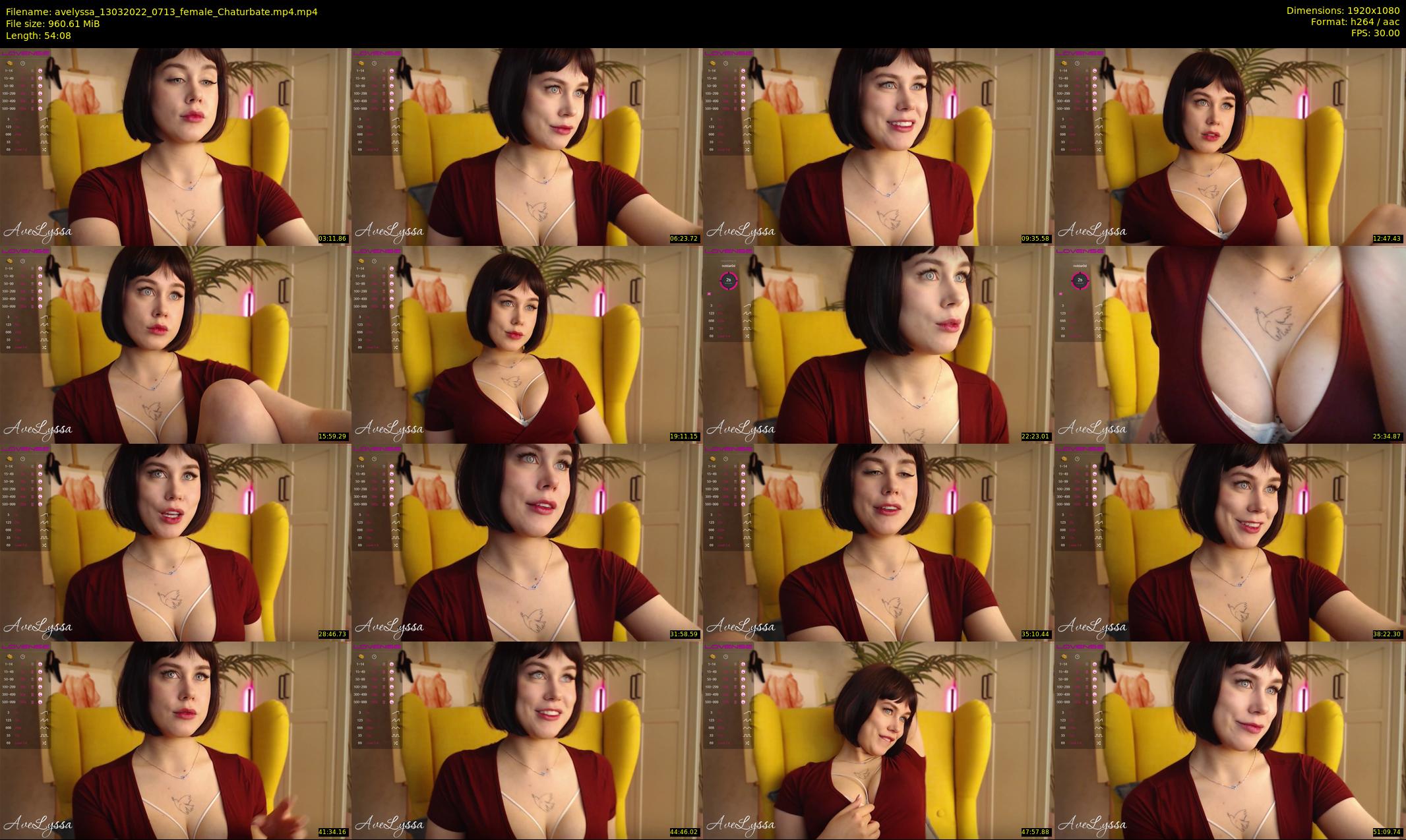 avelyssa — 55 minute Chaturbate female cam show recording, 1080p, Mar 13, 2022