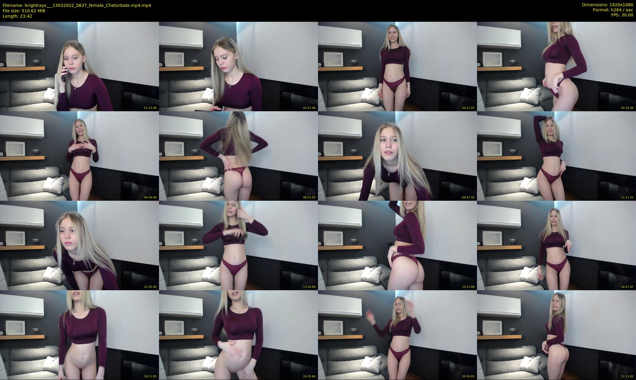 brightrays__ — 24 minute Chaturbate female cam show recording, 1080p, Mar 13, 2022