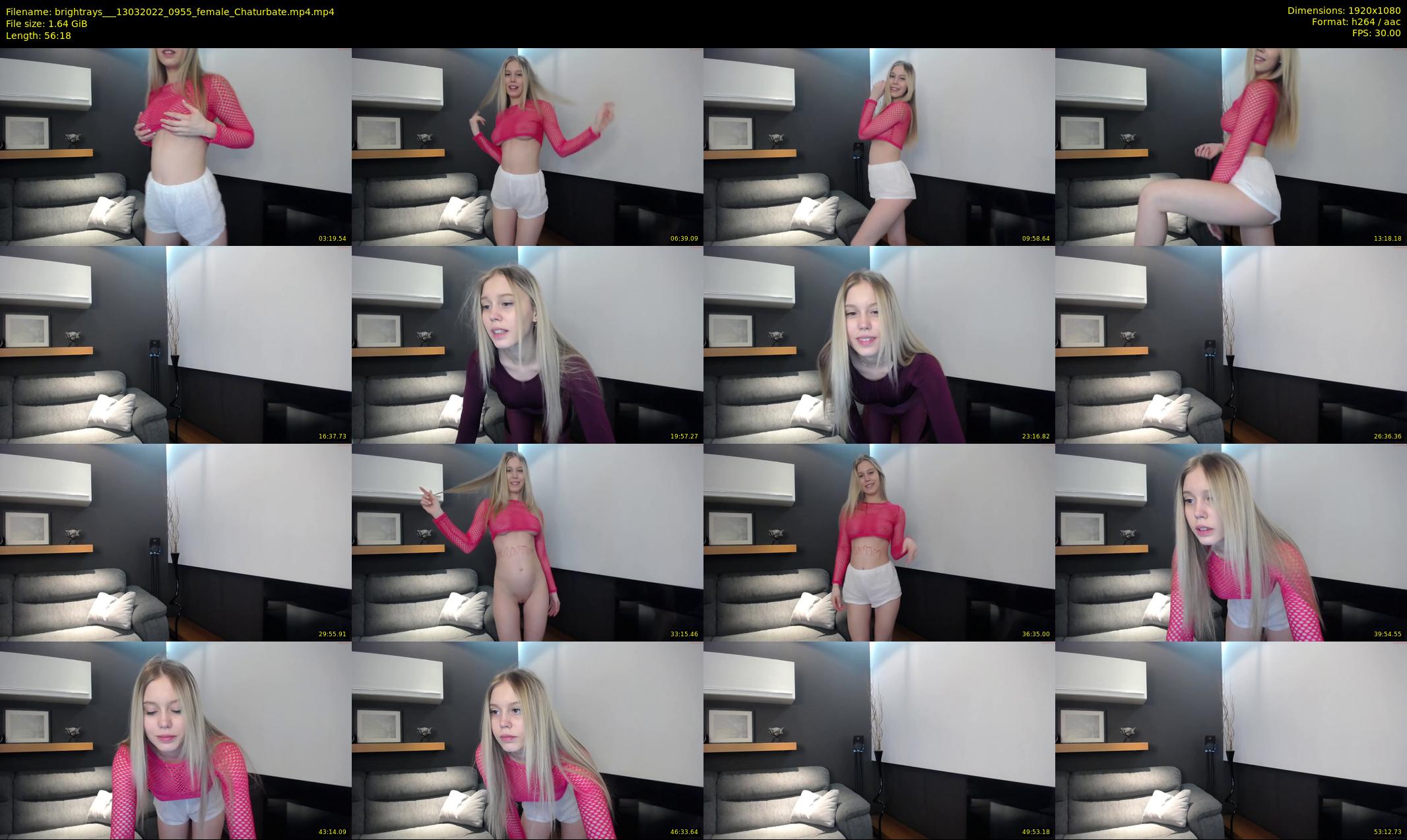 brightrays__ — 57 minute Chaturbate female cam show recording, 1080p, Mar 13, 2022